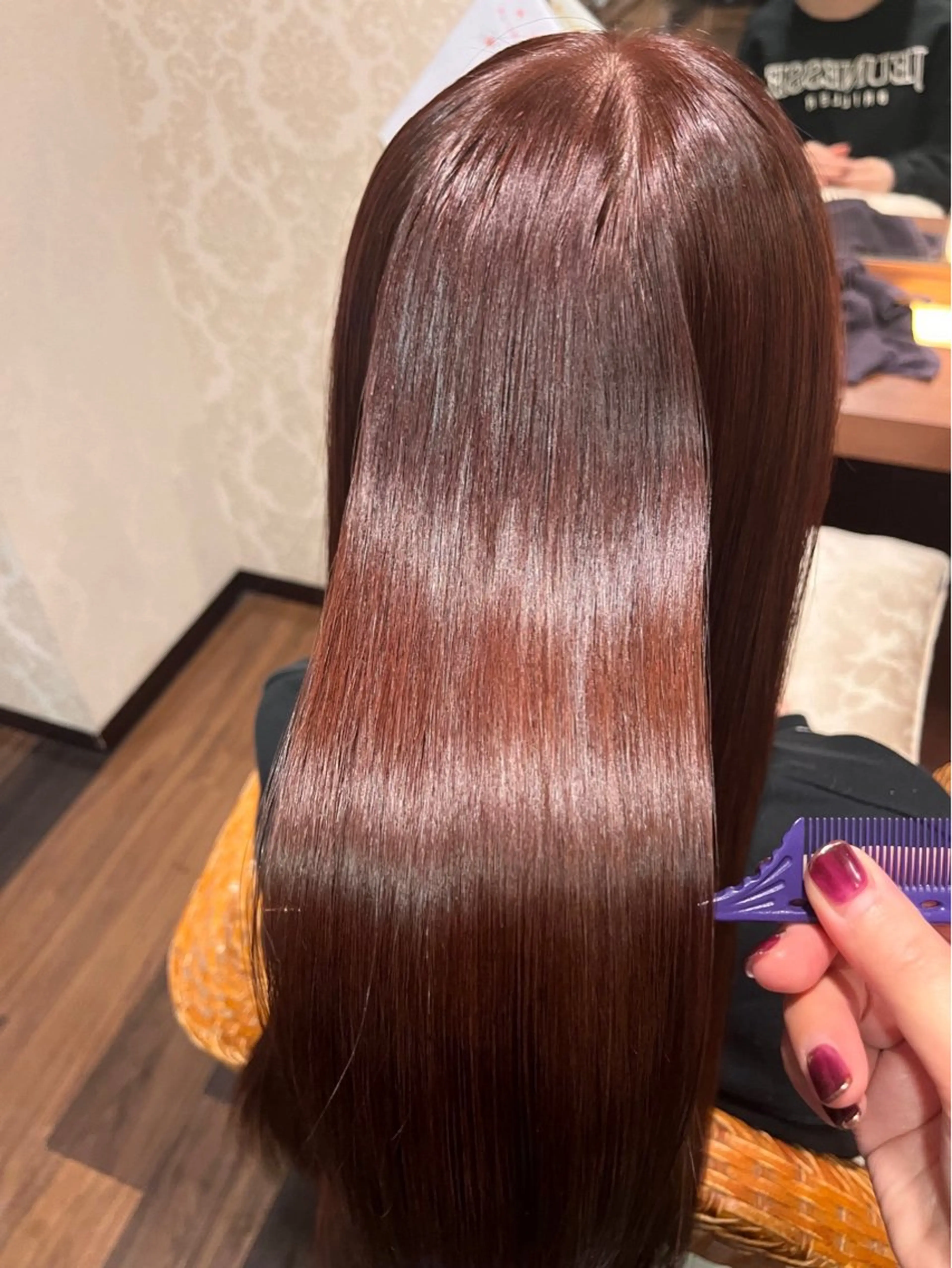 ロング カラー なかやま みおのヘアスタイル