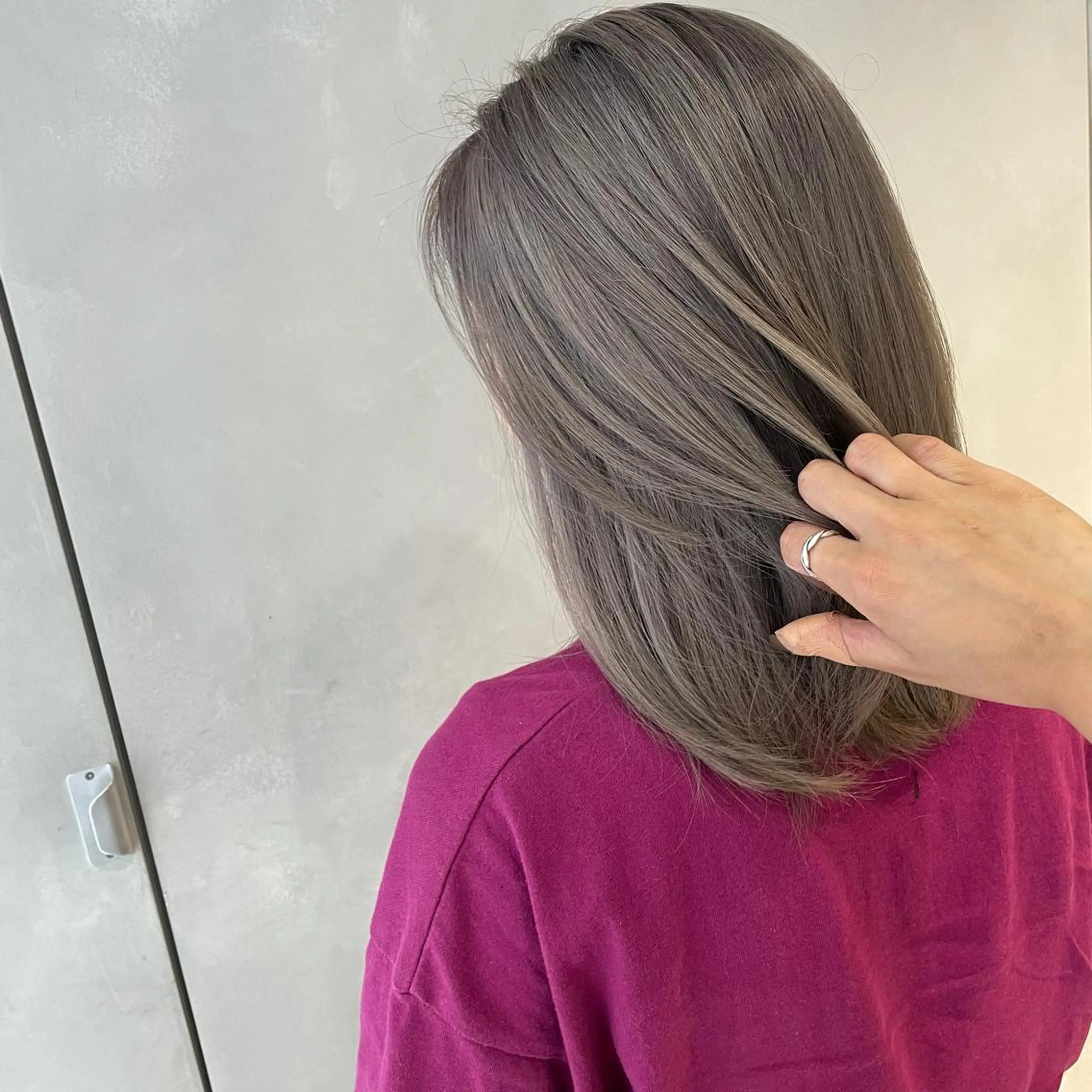 ミディアム カット ヘアカラー LA.MIU★ Mayuのヘアスタイル