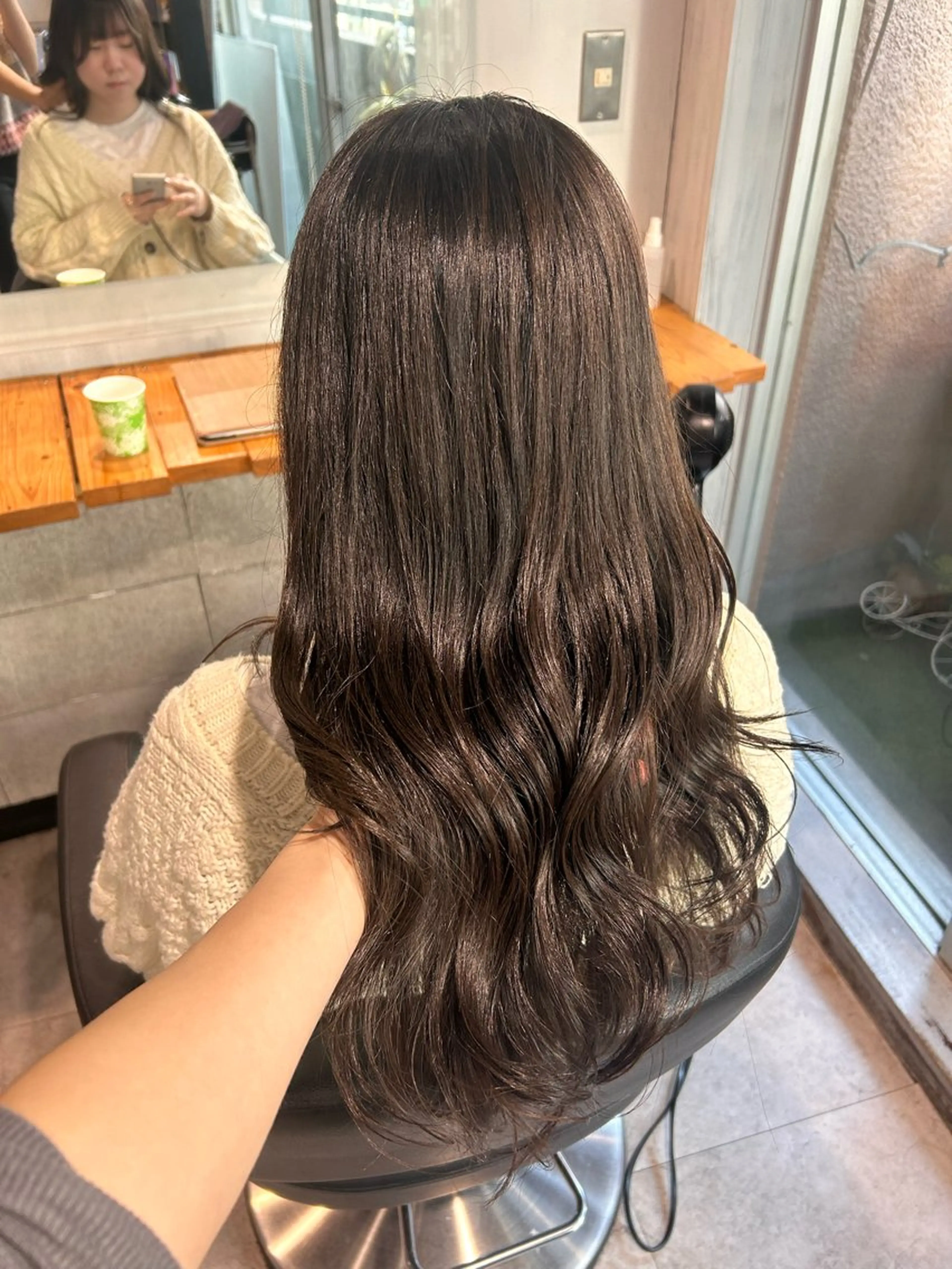 ロング カット ヘアカラー トリートメント ヘッドスパ 韓国Style♡ Nanami🇰🇷のヘアスタイル