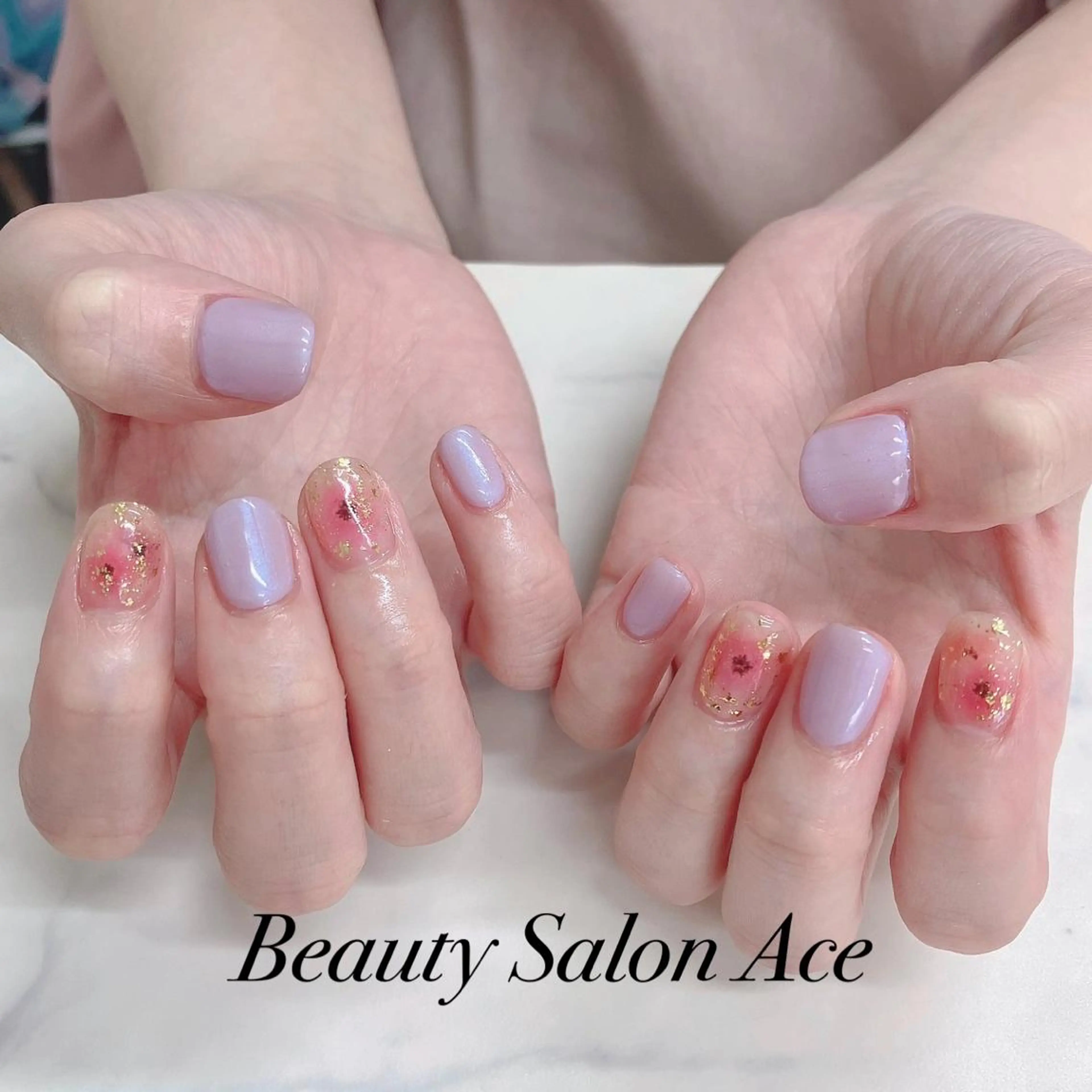 ネイル メンズネイル 春ネイル ハンドネイル ハンドケア Beauty Salon Ace(ネイルサロン エース)所属・池袋フィルイン Ace♡長さだしのネイルデザイン