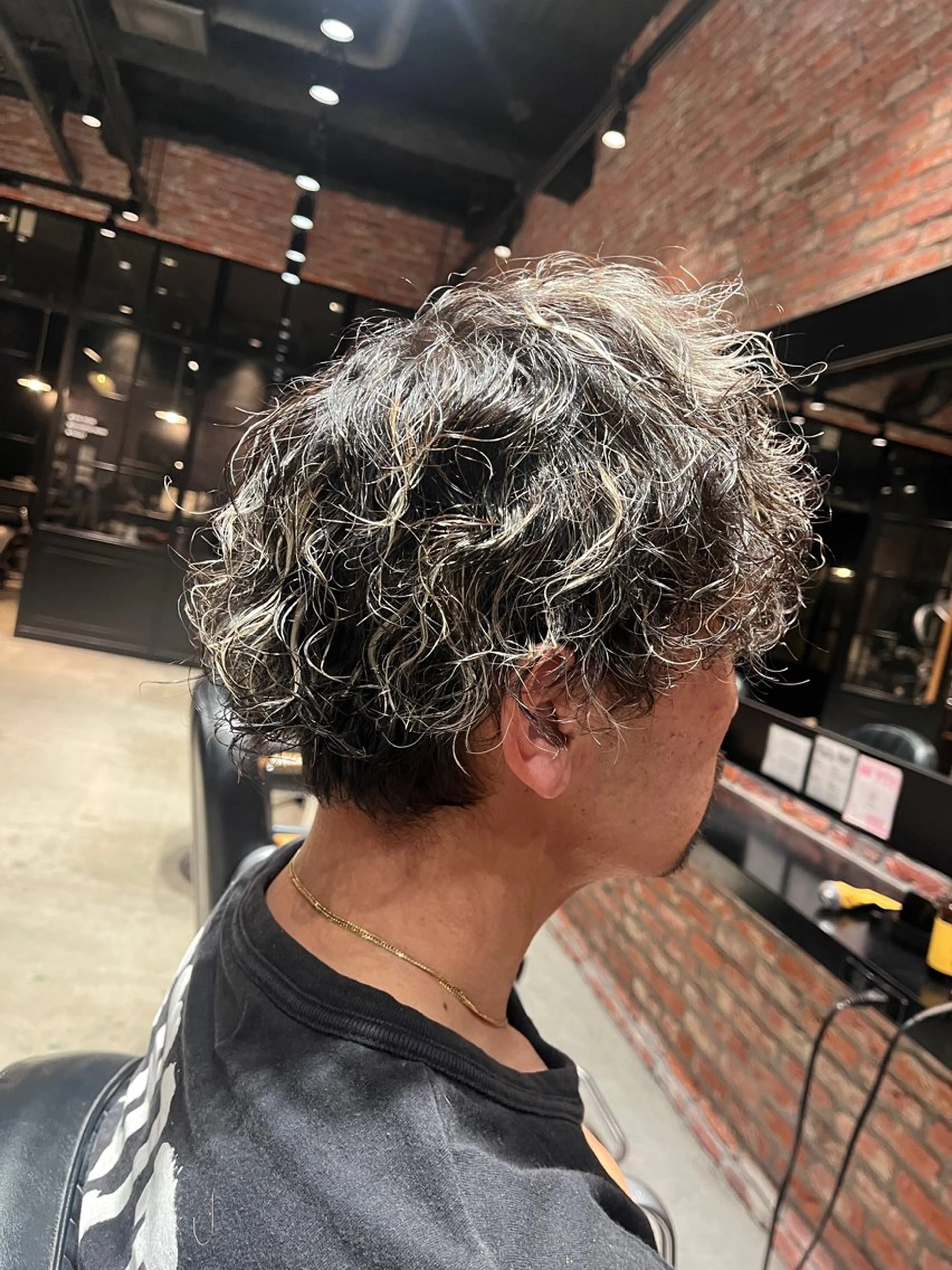 パーマ メンズ 田中 美月のヘアスタイル