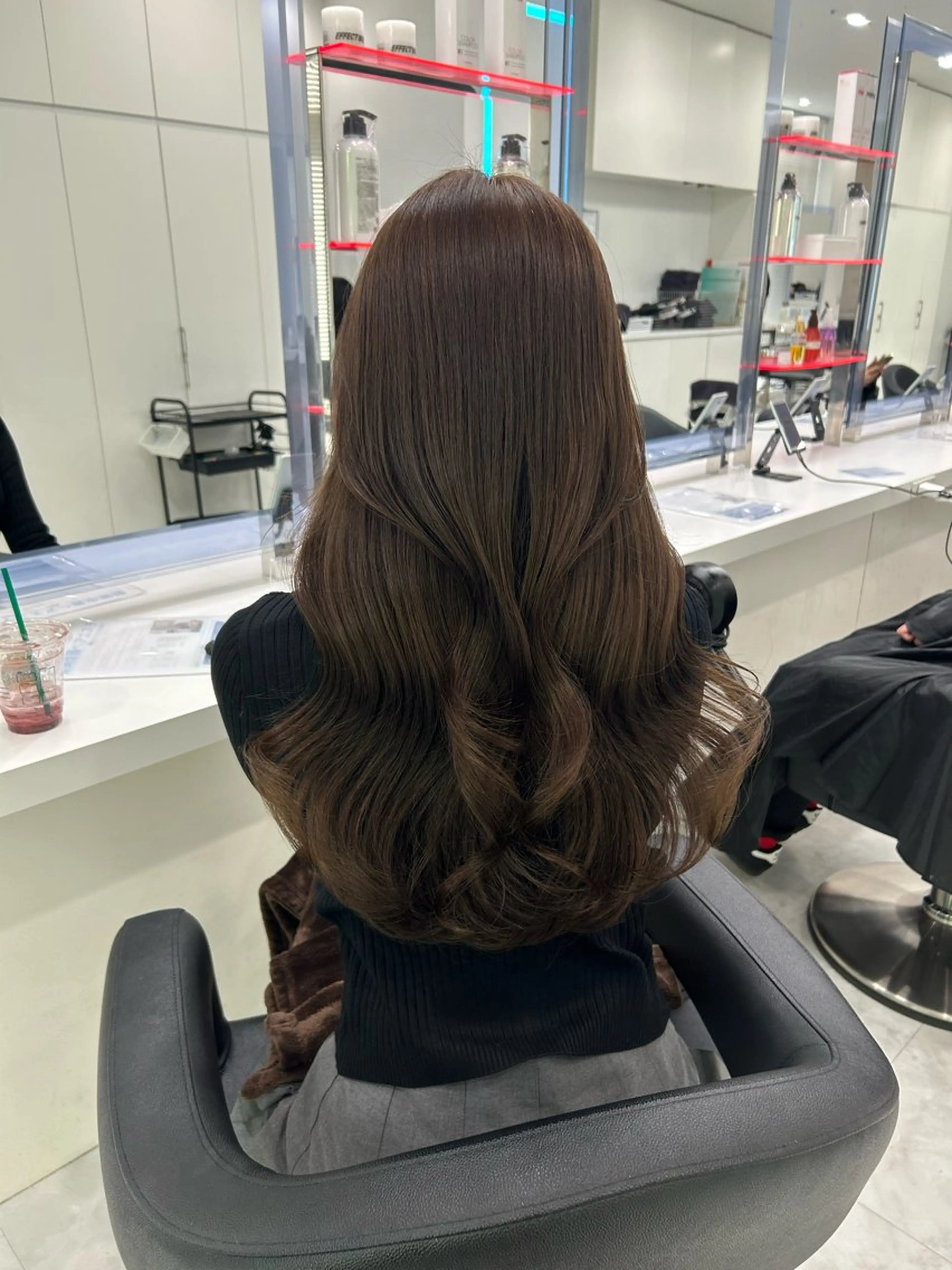 ロング カラー カット ヘアカラー トリートメント ヘアセット 💖透け感ベージュ KOTA💖のヘアスタイル