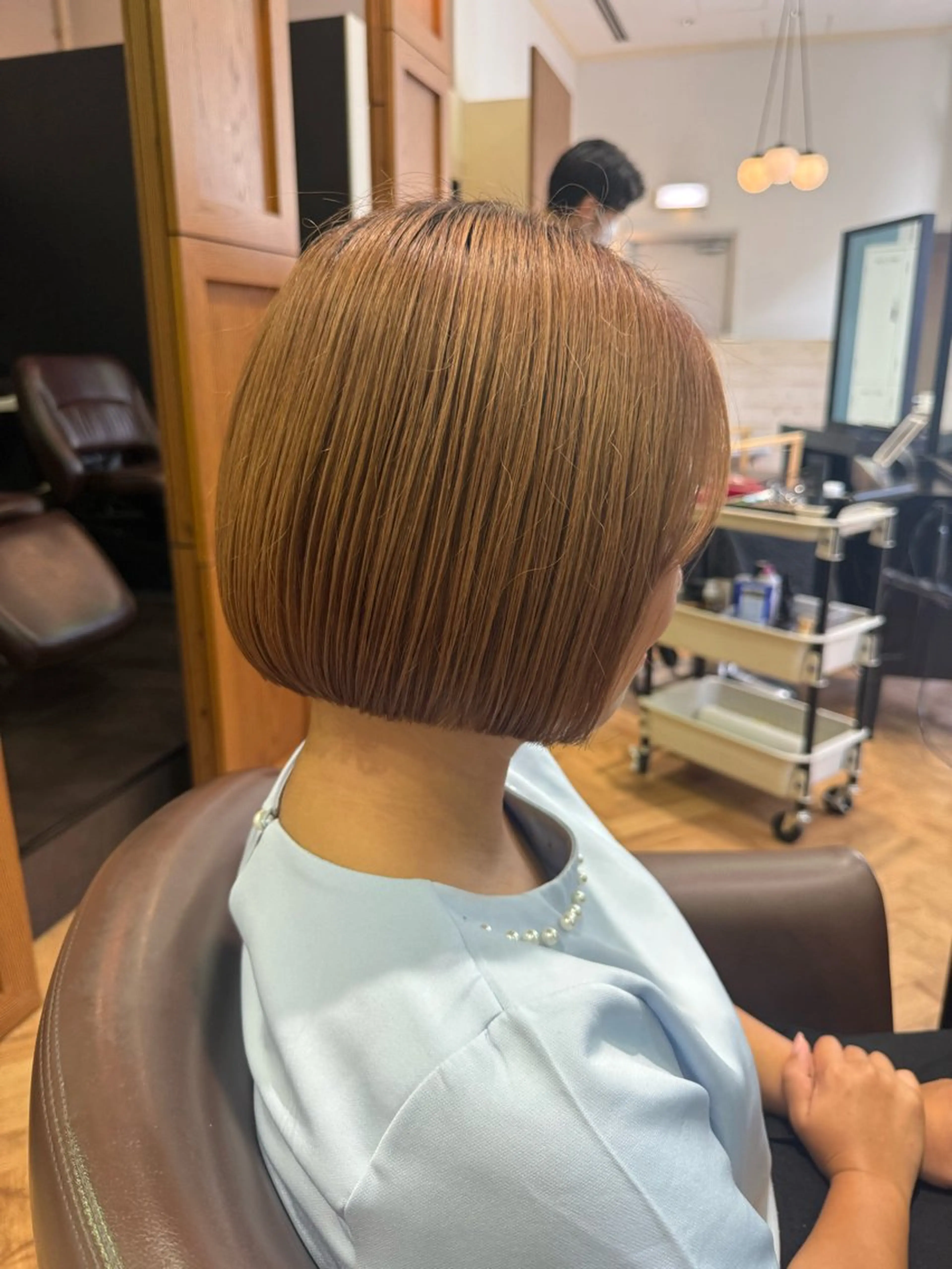 ミディアム ボブ 溝口 槙里也のヘアスタイル
