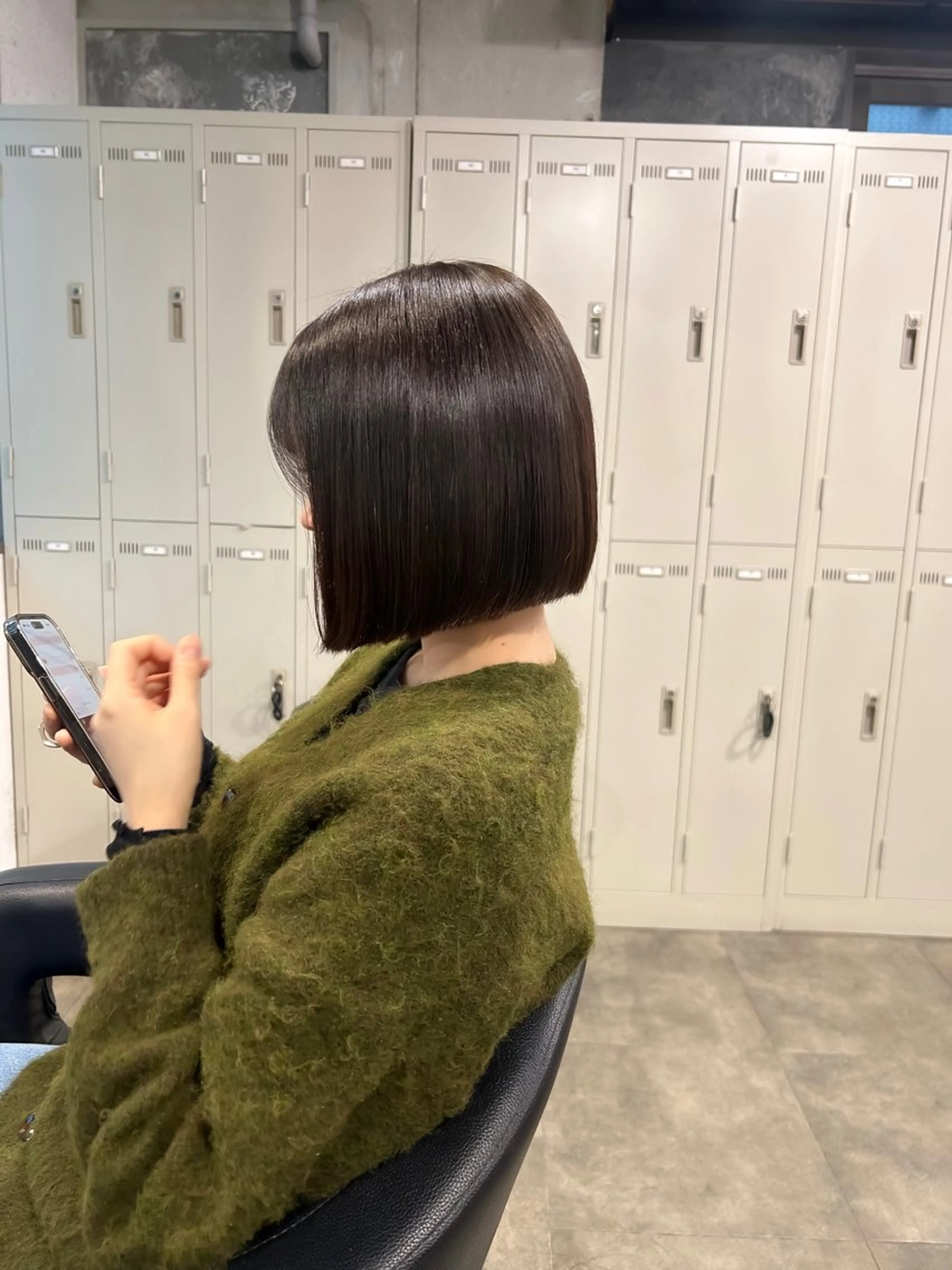 ショート カラー 切りっぱなしボブ ボブ 縮毛矯正 🫧ハイトーン🫧 TOPstylistのヘアスタイル