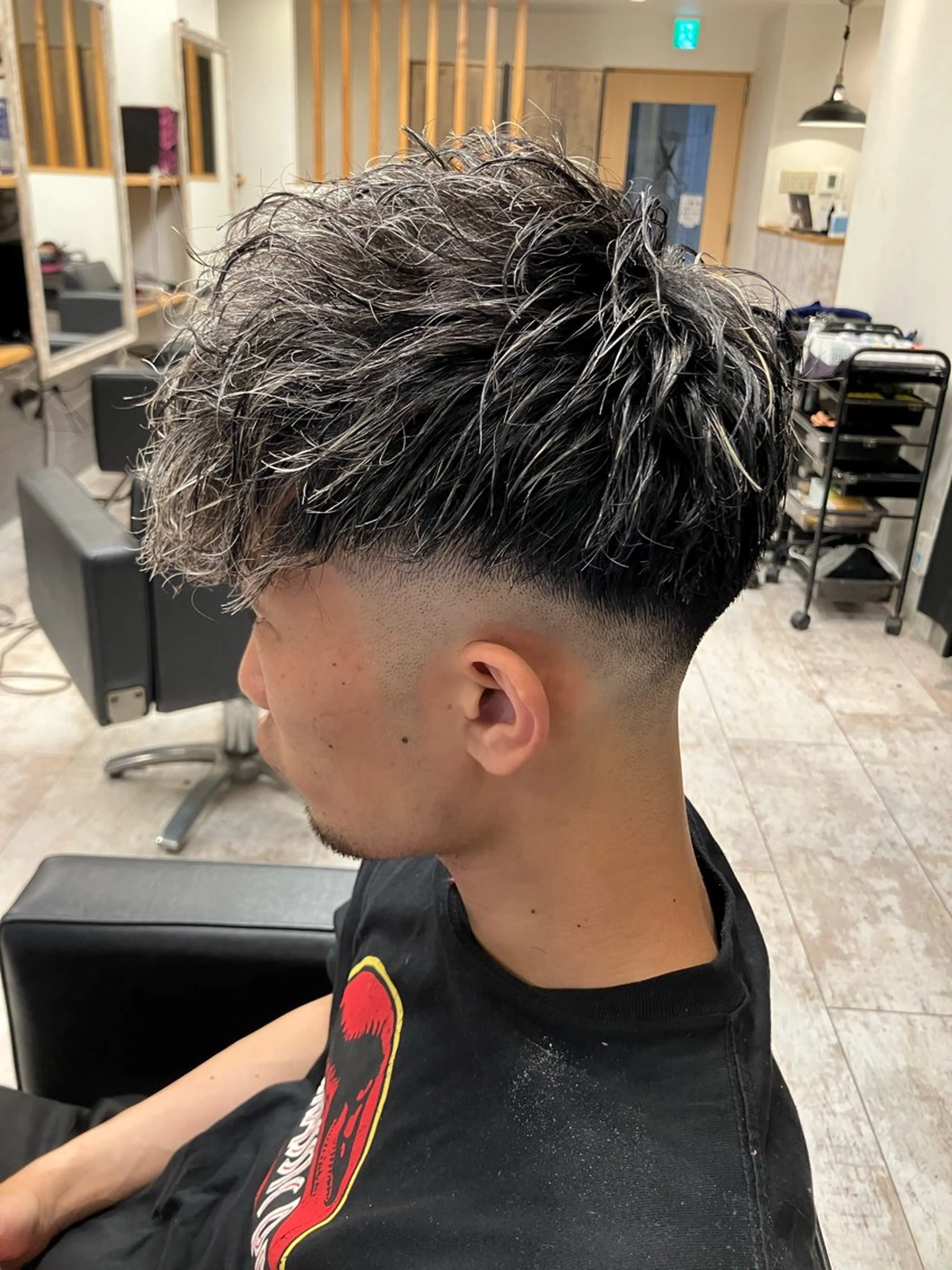 パーマ メンズ カット パーマ メンズ特化/パーマ/ フェードWATARUのヘアスタイル