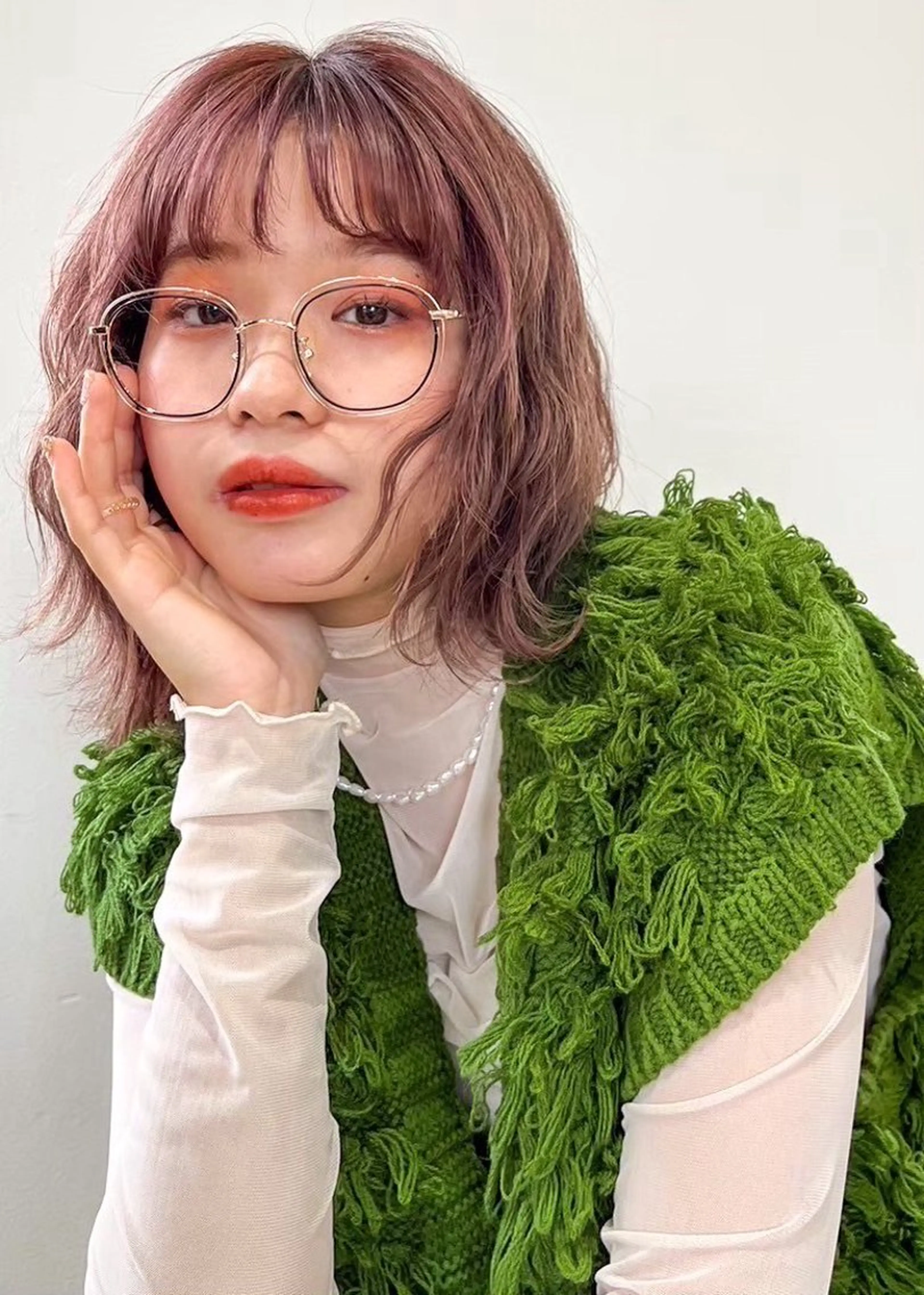 カラー 羽深 悠大のヘアスタイル