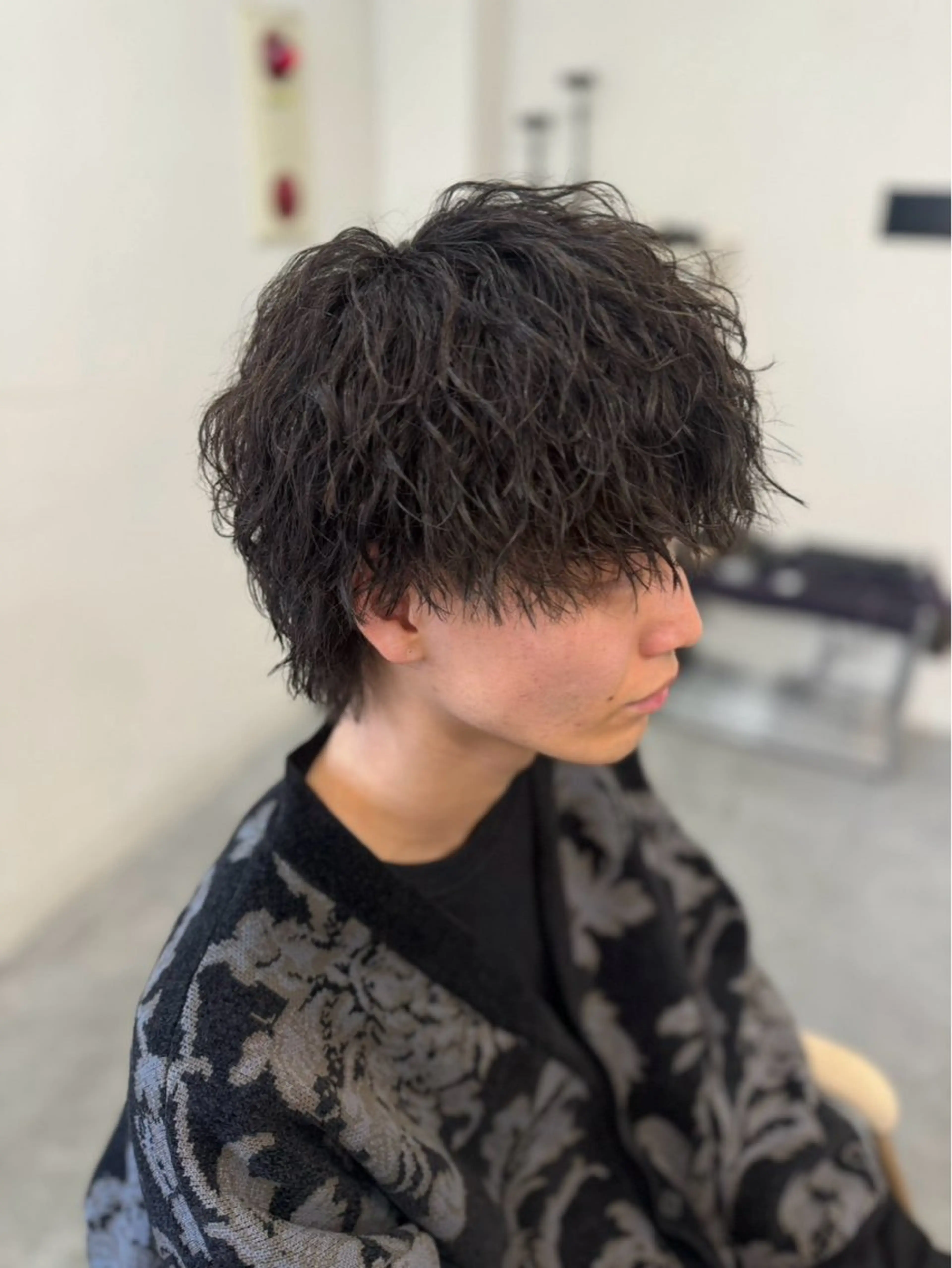 パーマ メンズ パーマ 河合 澪のヘアスタイル