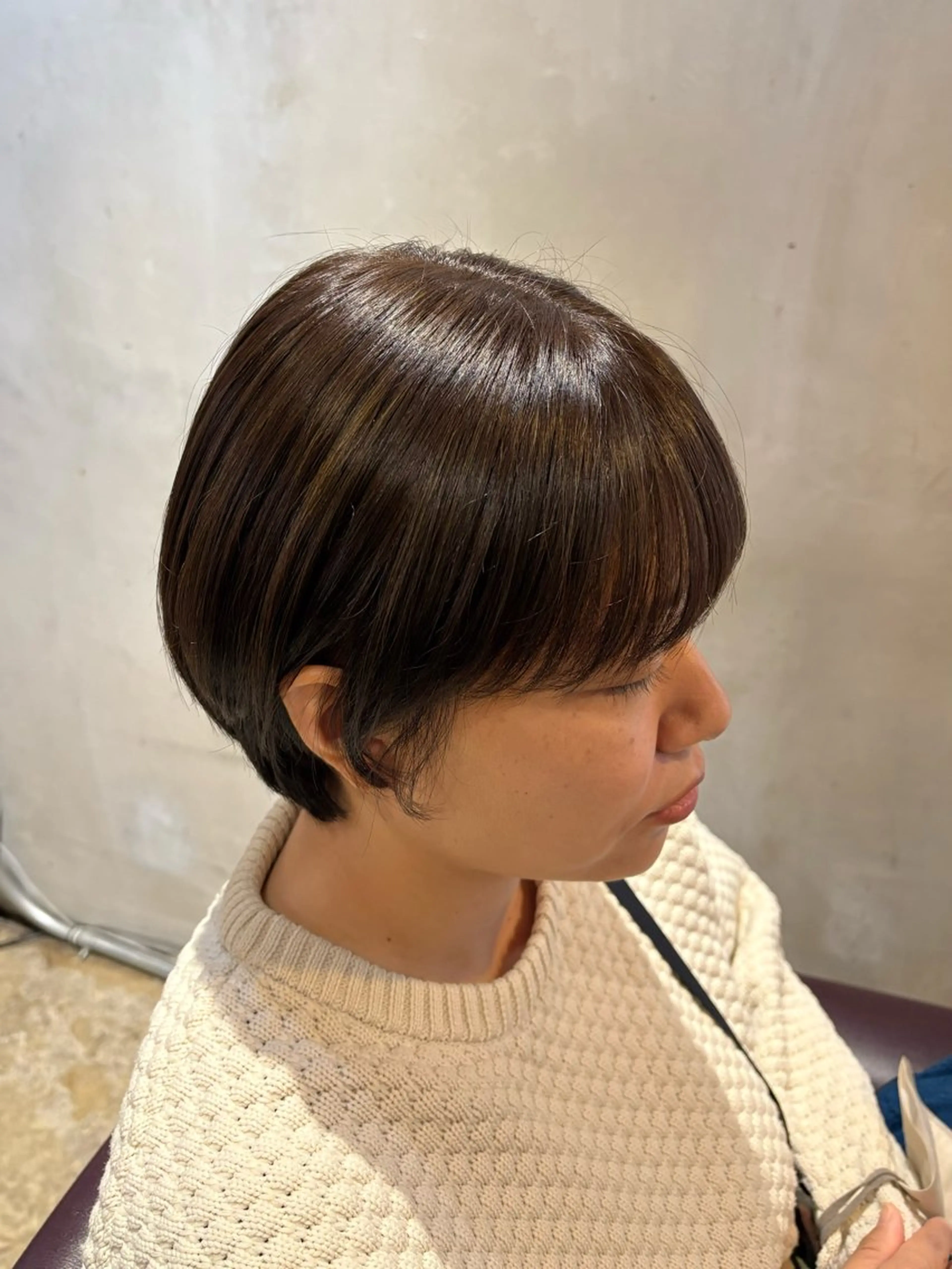 ショート カラー ハイライトカラー ハイライト ヘアカラー 透明感カラー / risako🫧のヘアスタイル