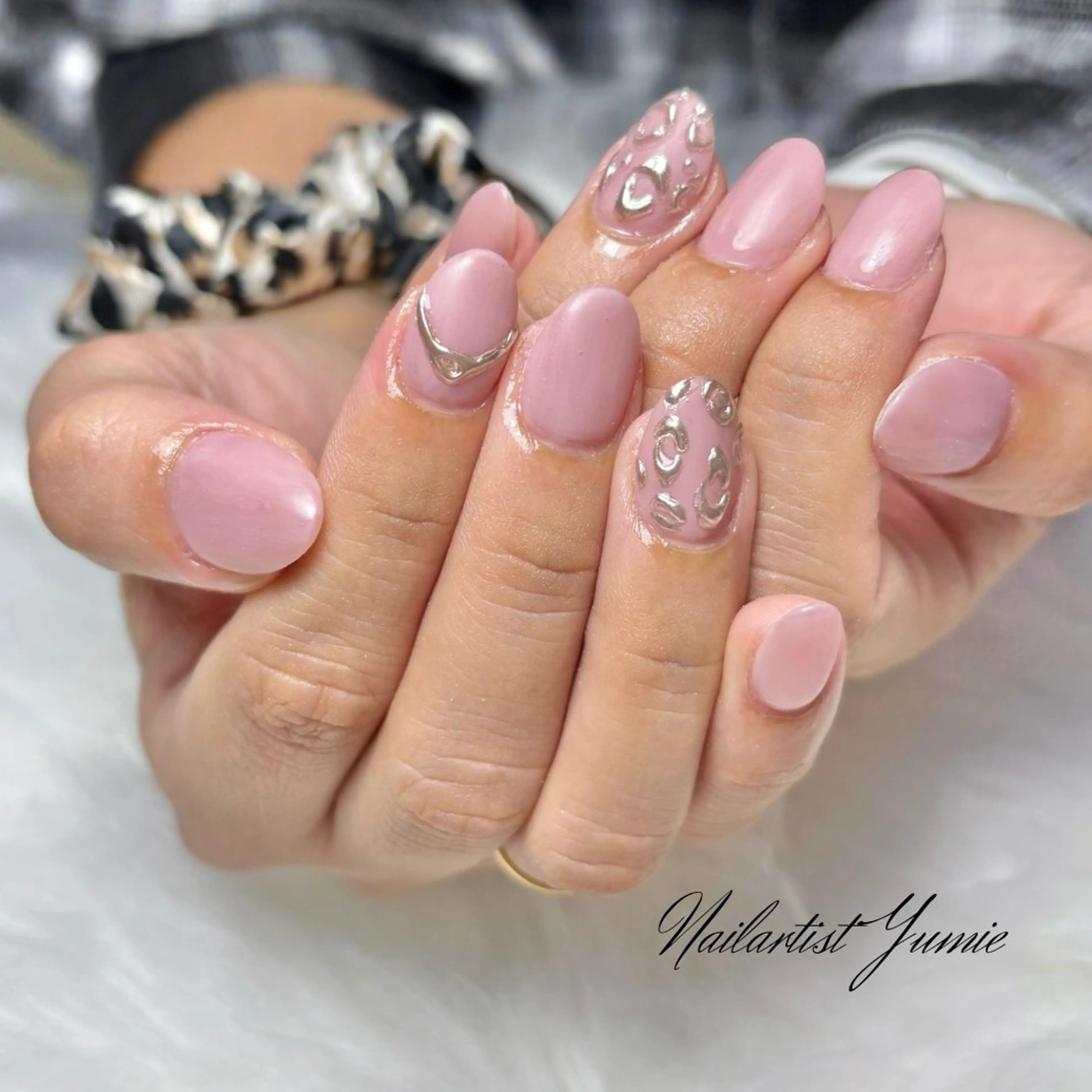 ネイル マットネイル ハンドネイル Setsalon Churaku Nailist Yumie所属・【沖縄市安慶田】 🤍Yumieのネイルデザイン
