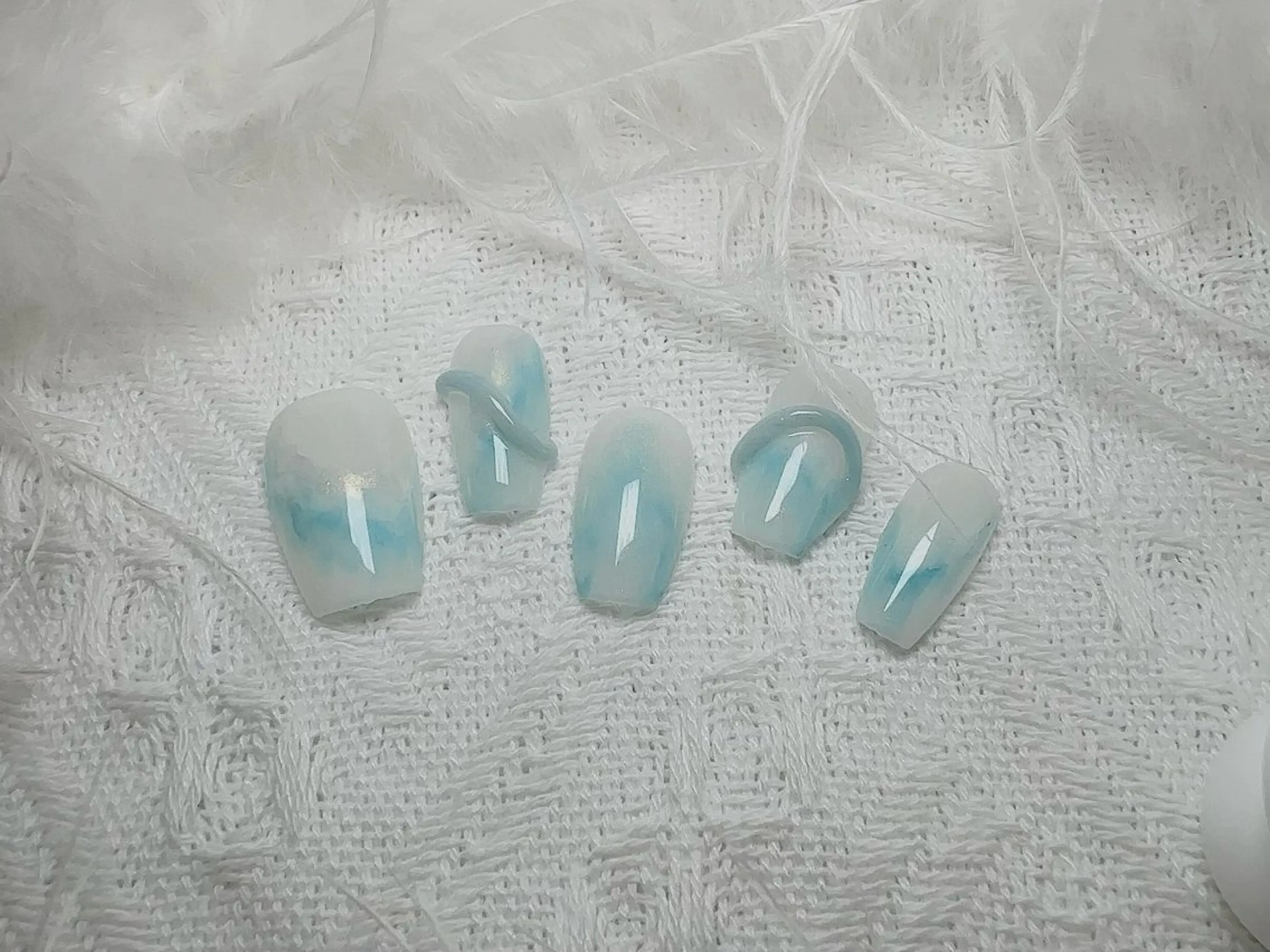 ネイル クリアネイル フットネイル フレンチネイル ジェルネイル 韓国ネイル ハンドネイル ハンドケア nail salon Feerieのネイルデザイン