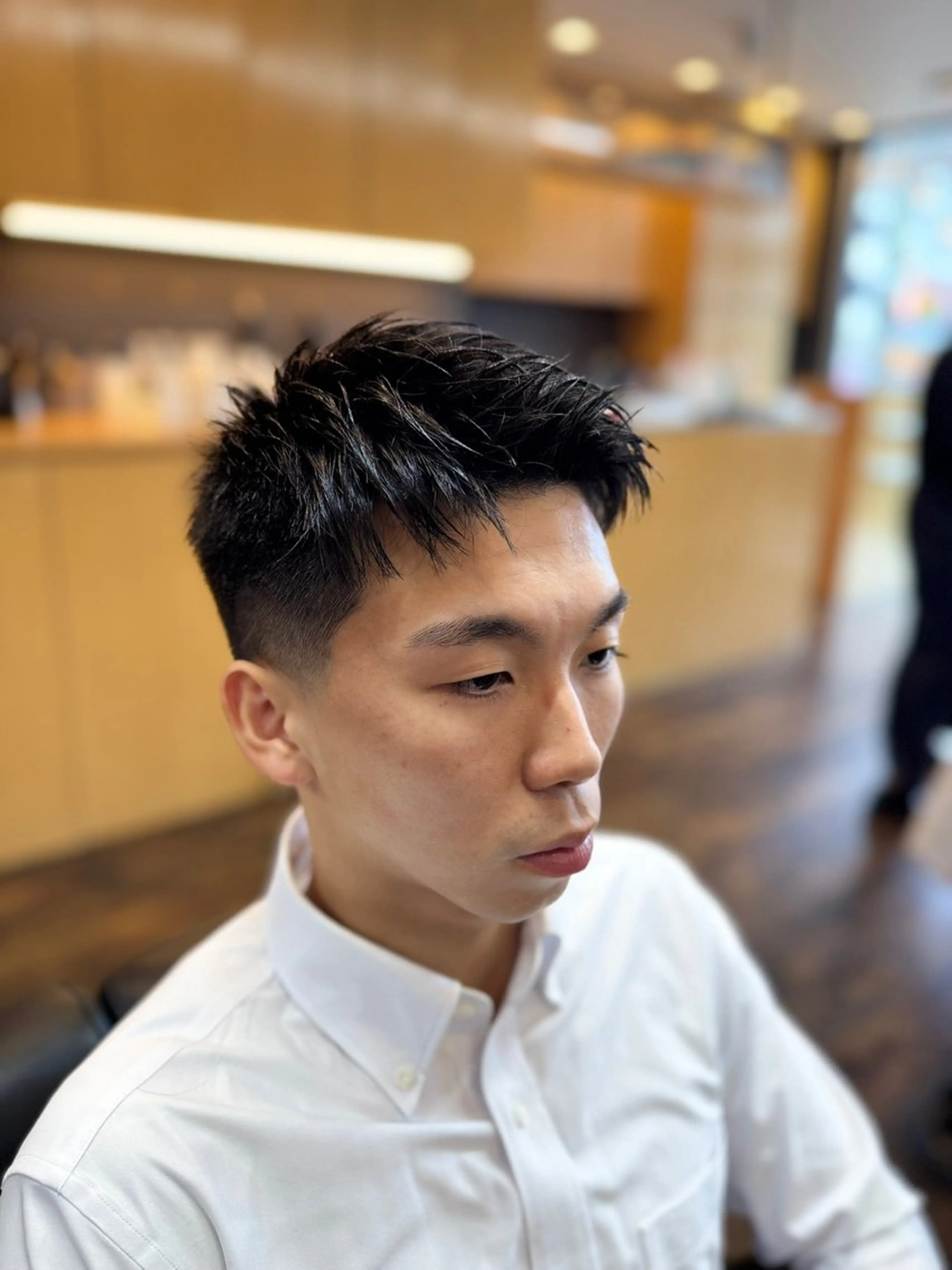 ショート カット KEEN  creative hair所属・齊藤/メンズ専門/ バーバー/刈り上げのヘアスタイル