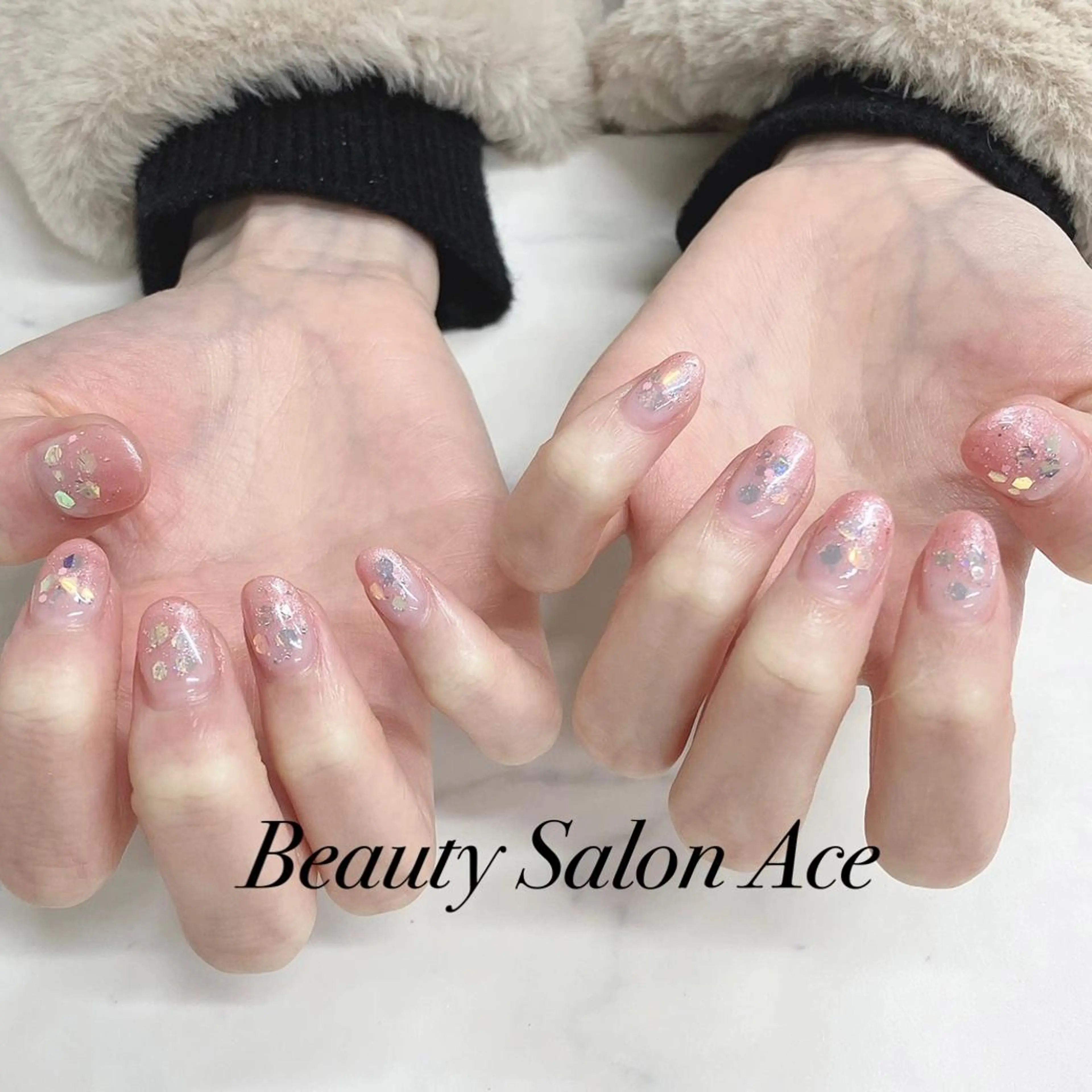 ネイル メンズネイル ハンドネイル ハンドケア Beauty Salon Ace（ネイルサロン　エース）所属・池袋フィルイン Ace♡長さだしのネイルデザイン