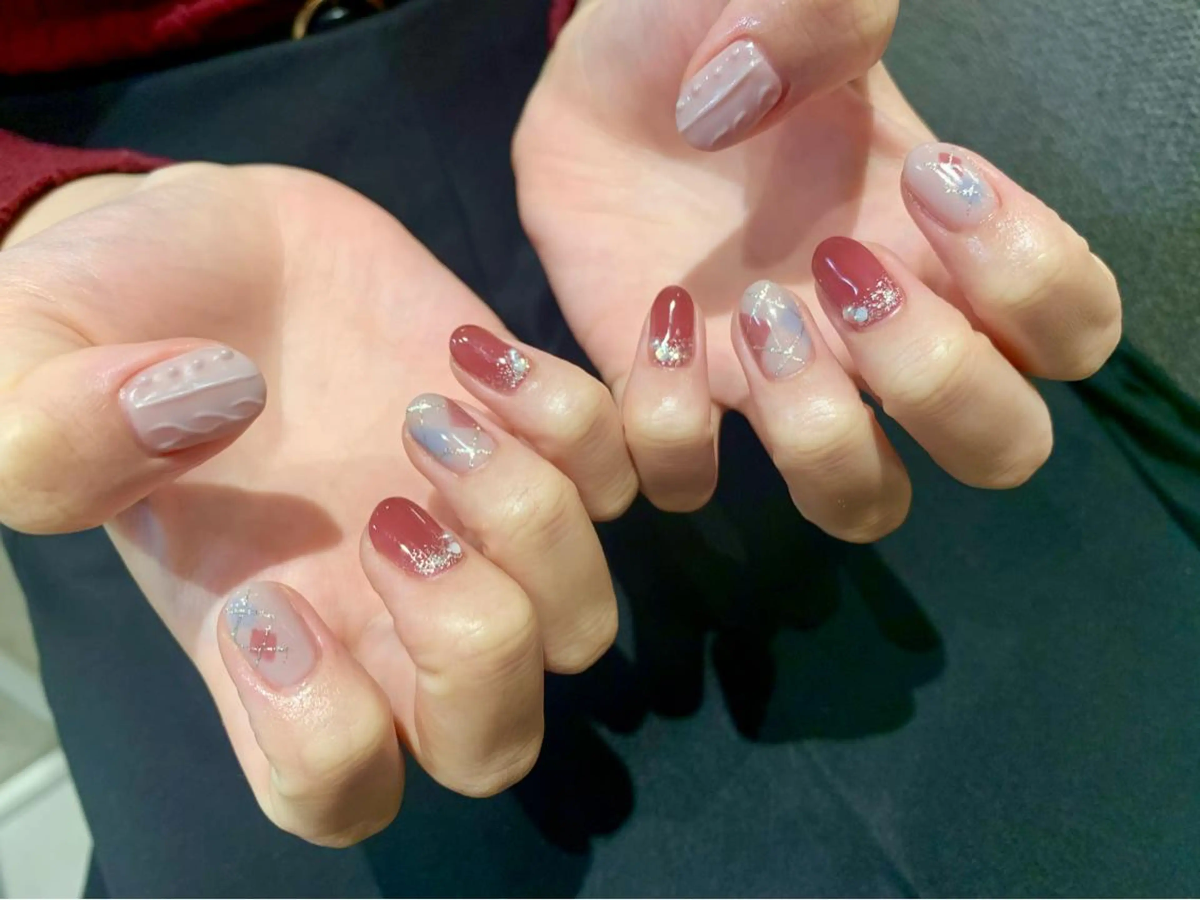 ネイル 冬ネイル esby Loely MIZUKIのネイルデザイン