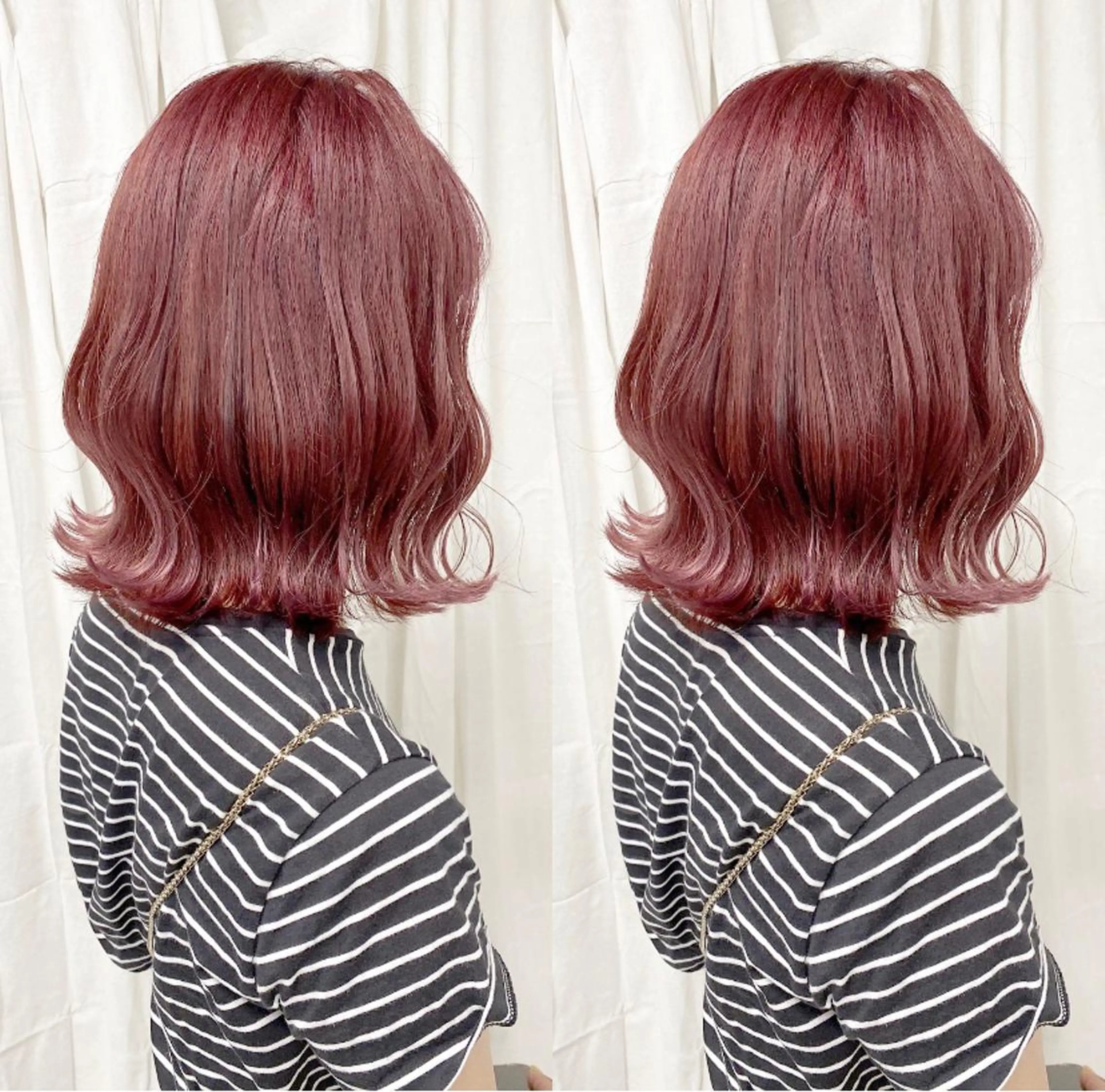 ミディアム カラー ピンクカラー Amelie所属・Amelie yunのヘアスタイル