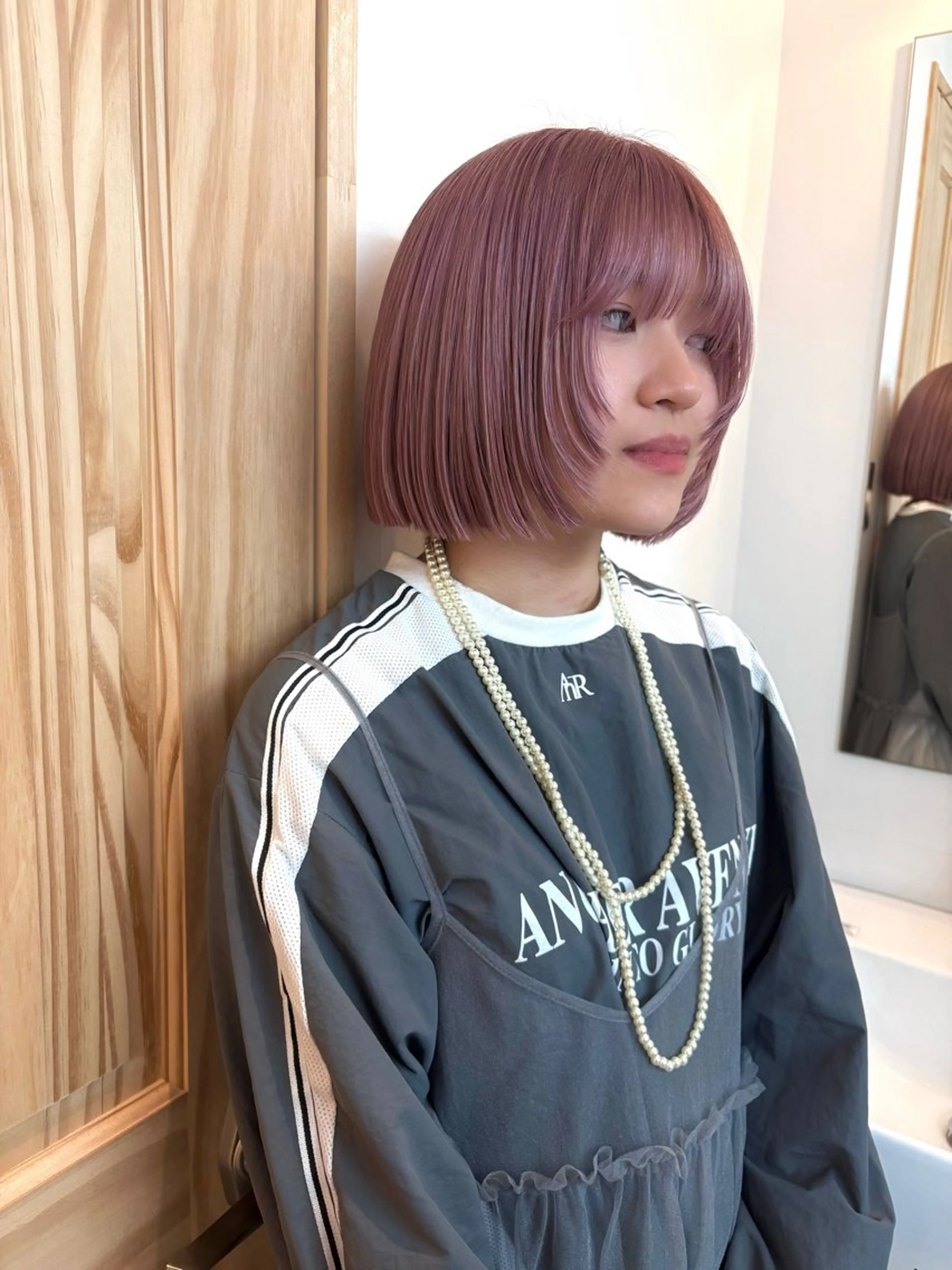 ショート カラー カット ヘアカラー トリートメント Fev YUZUのヘアスタイル