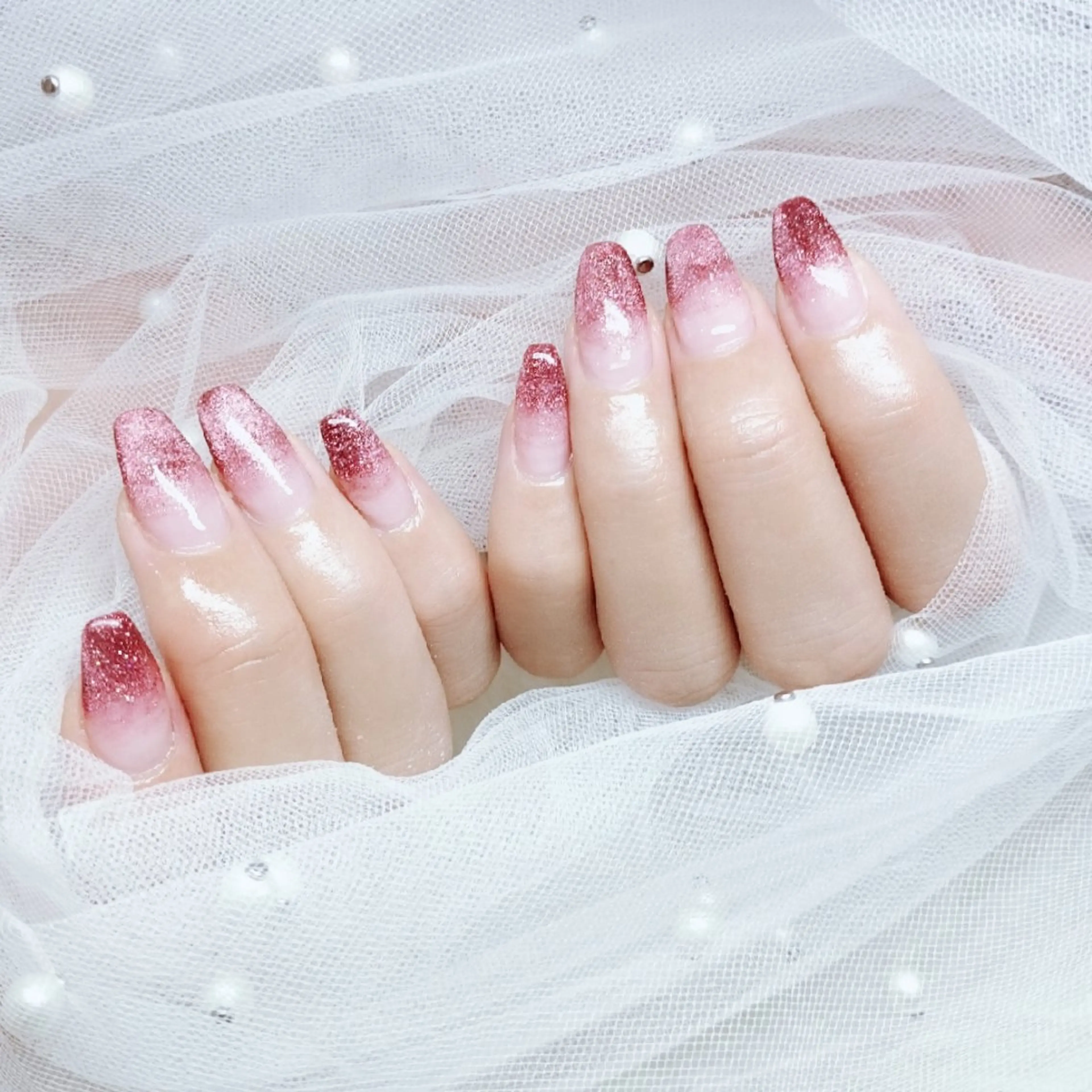 ネイル グラデーション マグネットネイル Nailsalon　Mahalo所属・Nailsalon Mahaloのネイルデザイン