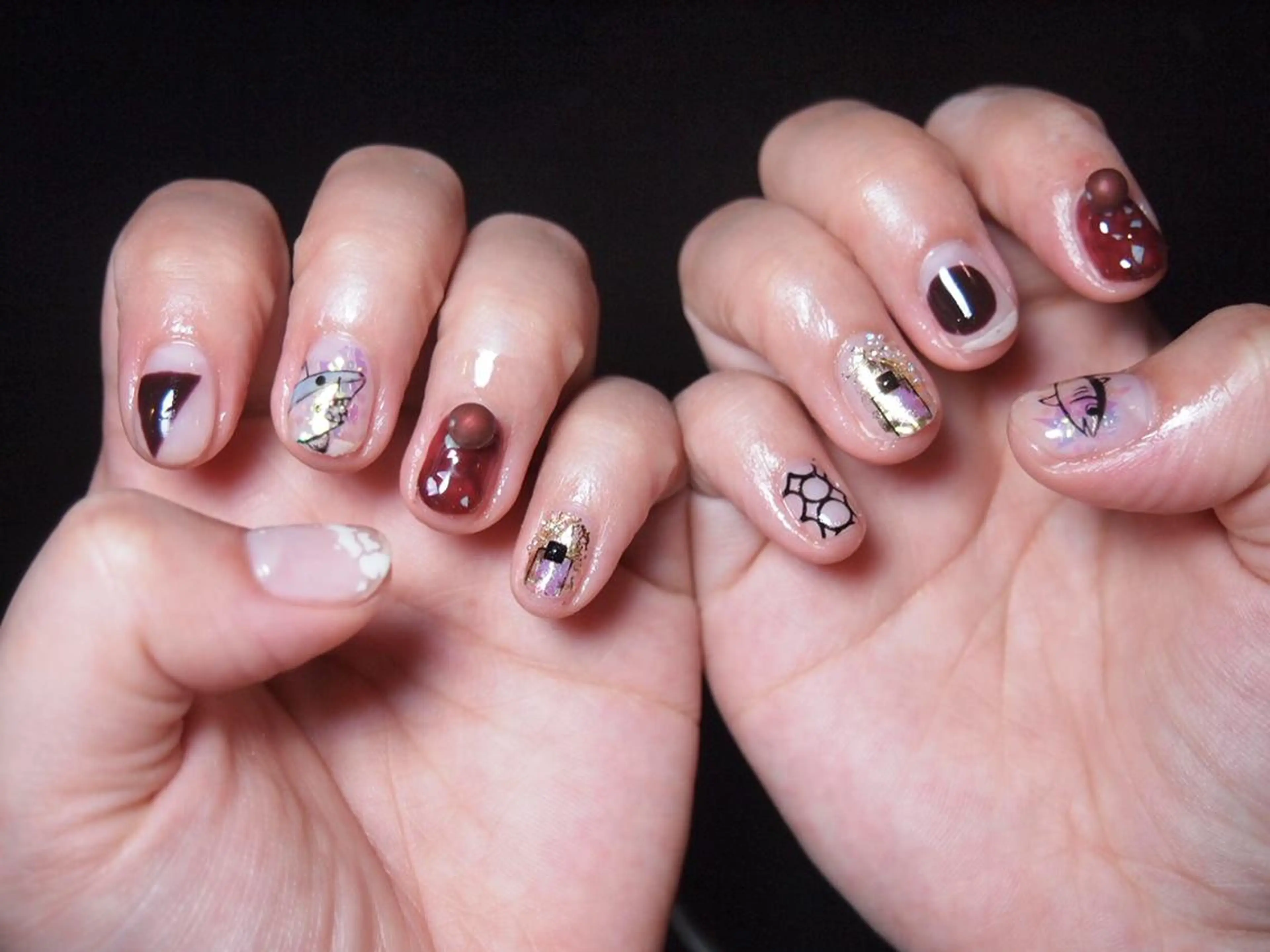 ネイル アートネイル 卒業式 NAIL'S MODAのネイルデザイン