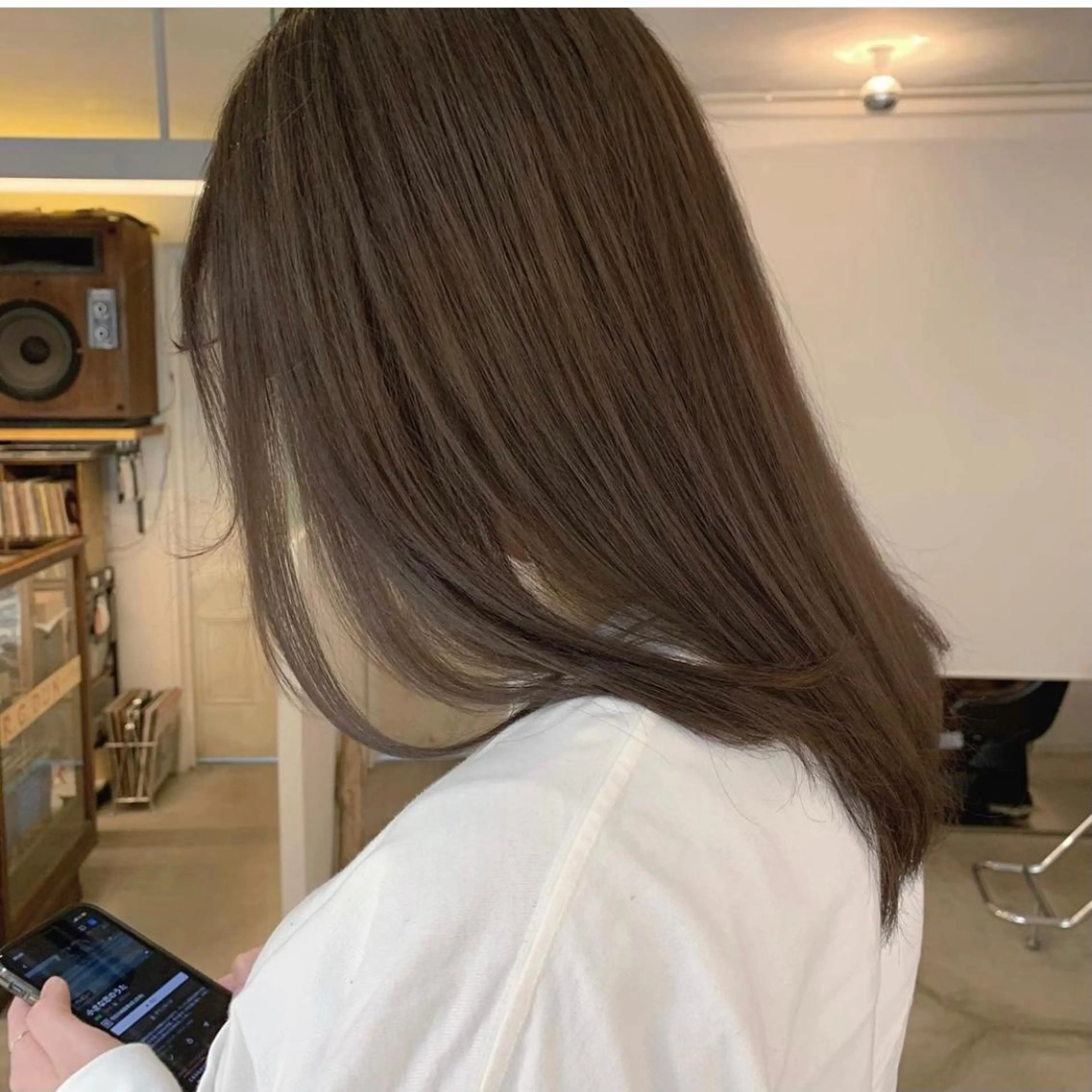 セミロング カラー 暖色カラー🧡 ボブ🧚‍♀️マナのヘアスタイル