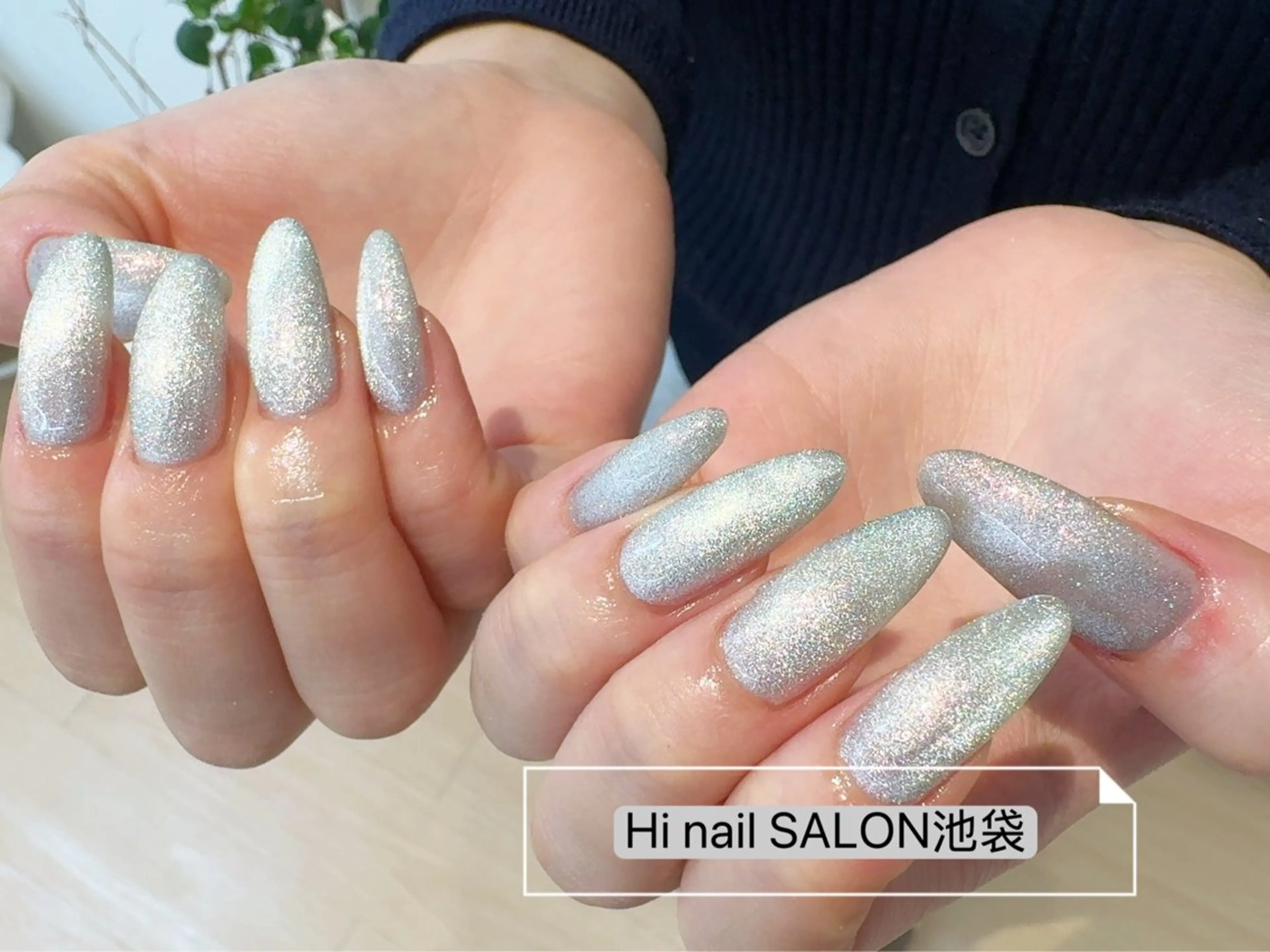 ネイル チークネイル フレンチネイル 韓国ネイル マグネットネイル 持ち込み ハンドネイル Hi nail池袋 🎀ワンホン/韓国風のネイルデザイン