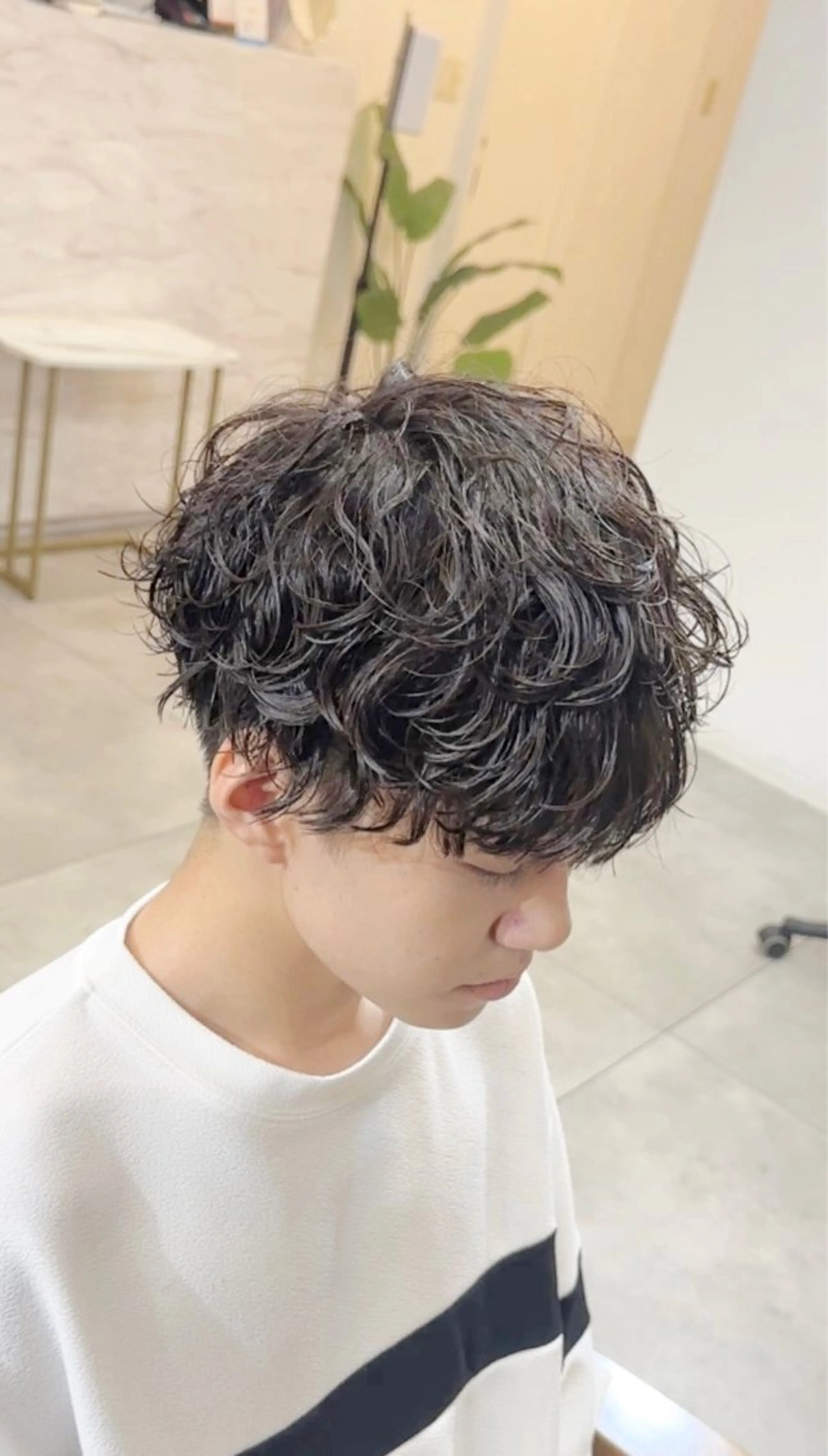パーマ メンズ メンズパーマ 波巻きパーマ カット パーマ メンズパーマ/新宿/ サイカショウイチのヘアスタイル