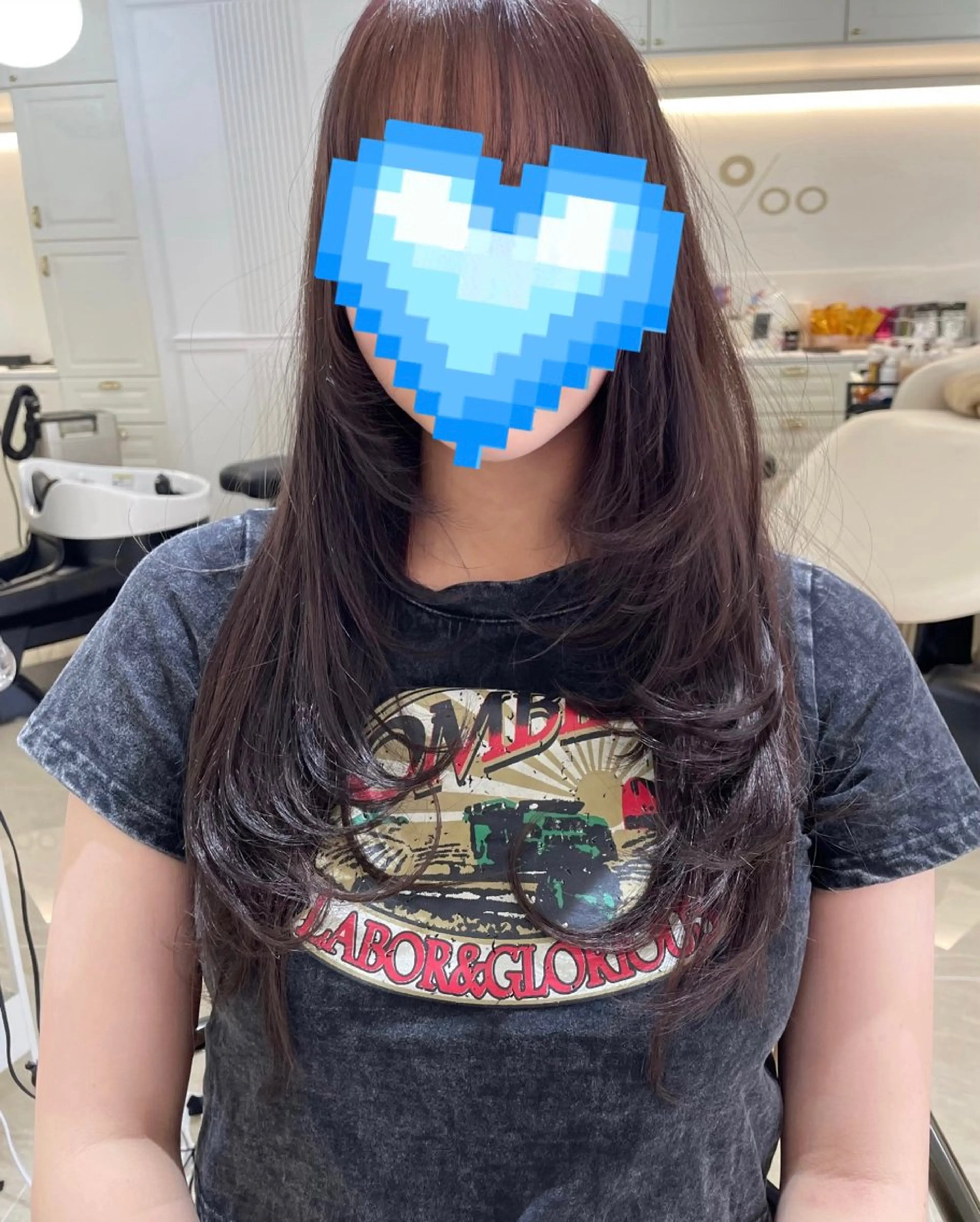 ロング レイヤーカット nico. Julieのヘアスタイル