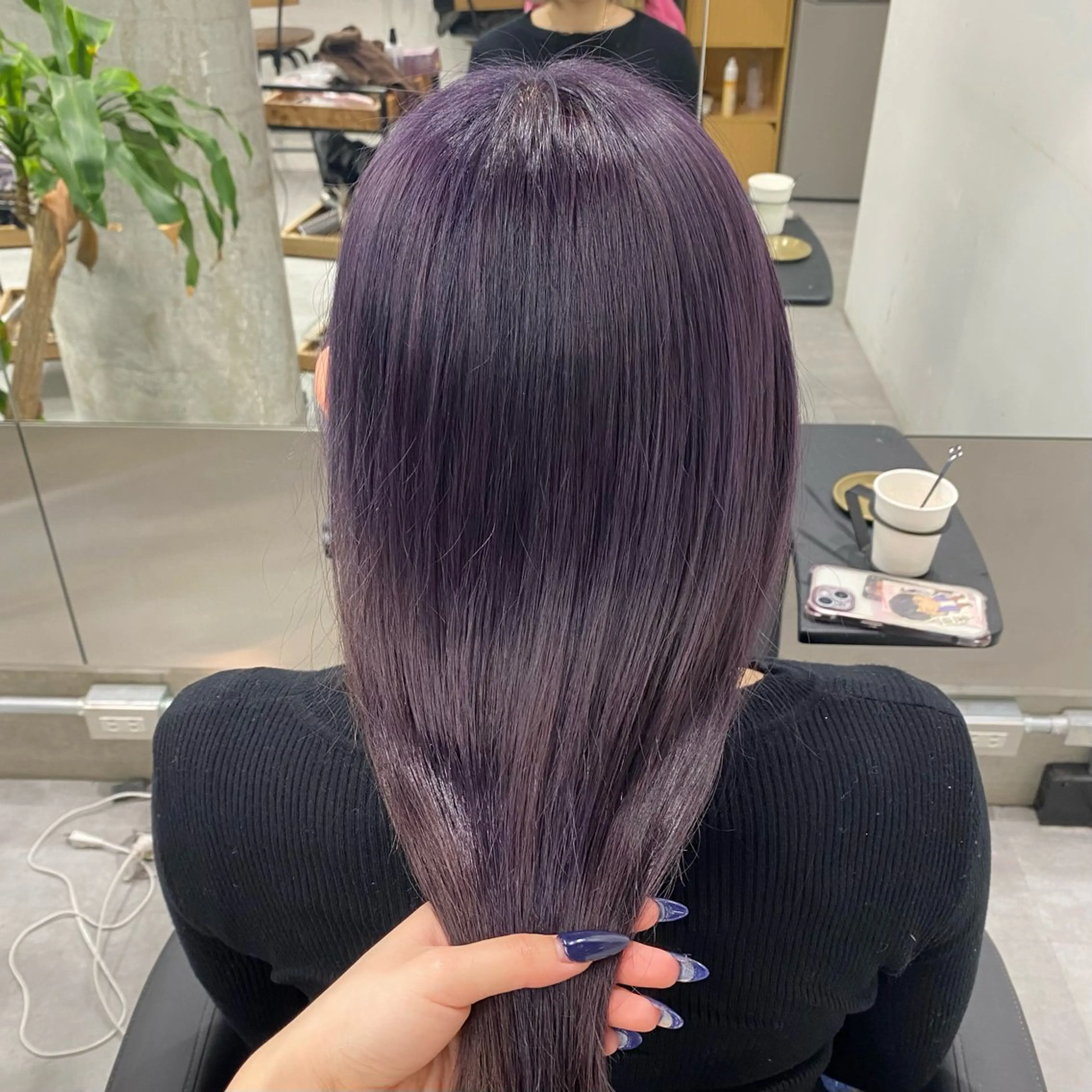 ロング カラー カット ヘアカラー Welring hair salon所属・Runa/大人 かわいいハイトーンのヘアスタイル