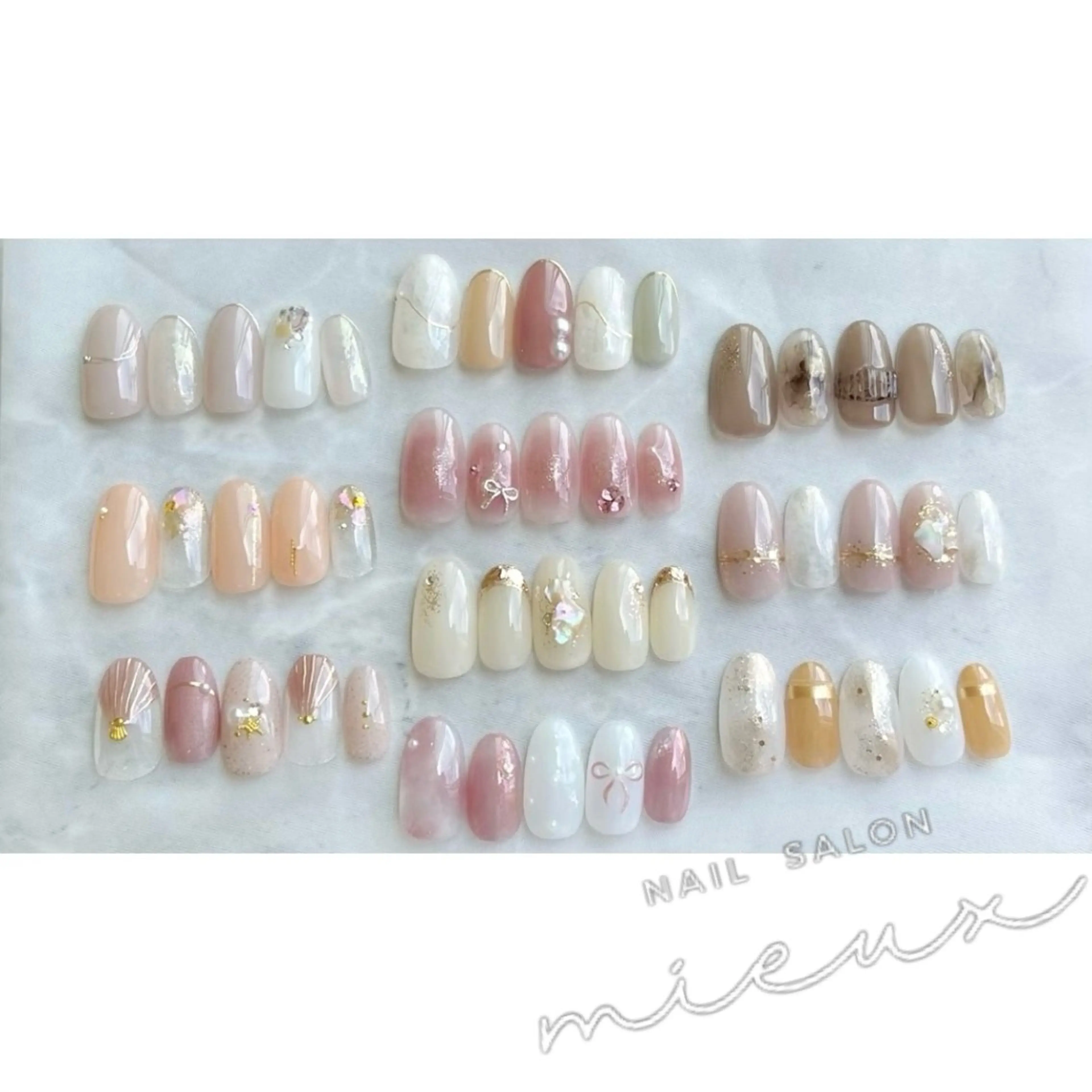 ネイル ハンドネイル mieux ariiiのネイルデザイン
