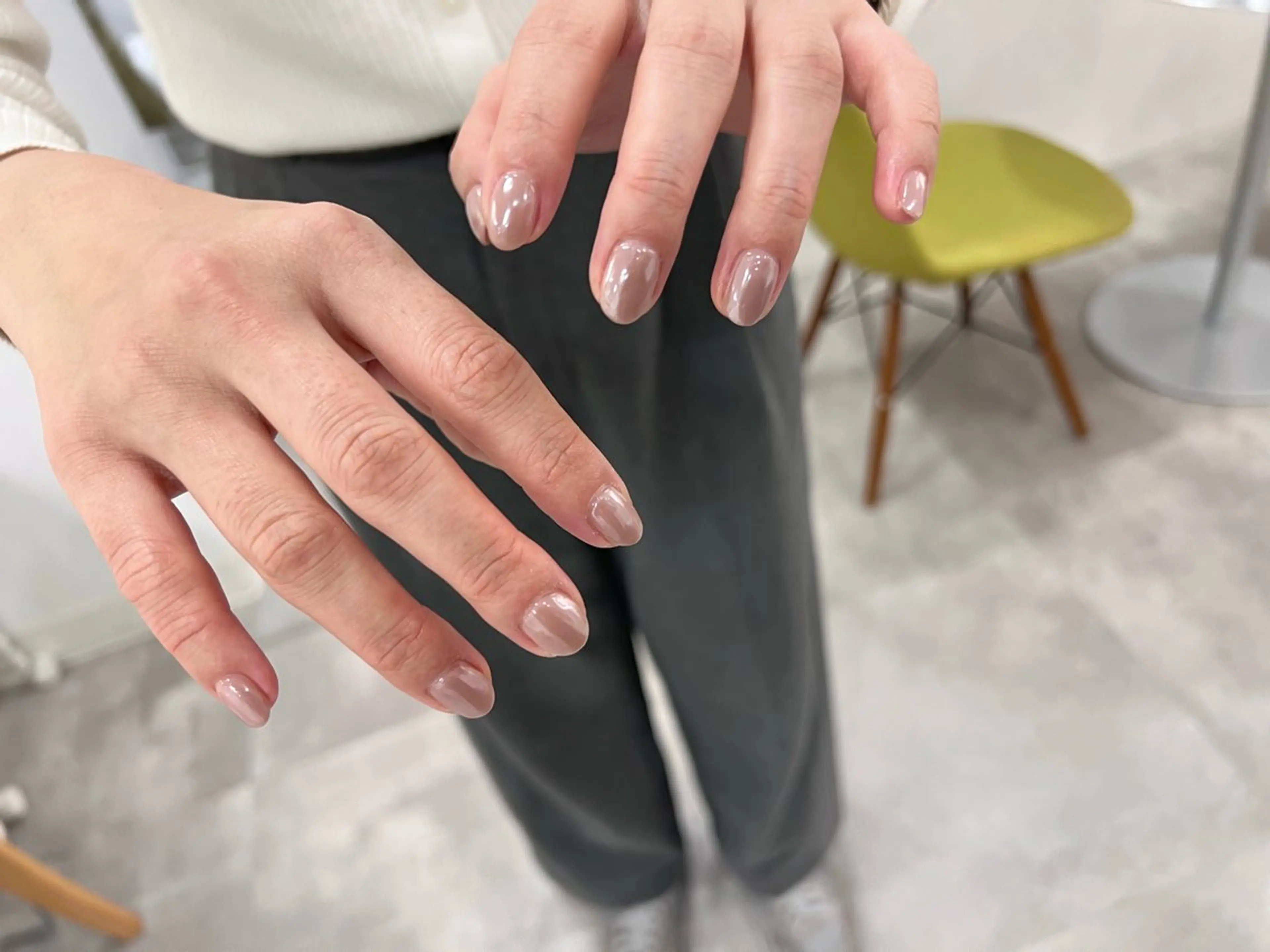 ネイル ワンカラーネイル TK nail palette所属・nail salon te.enのネイルデザイン
