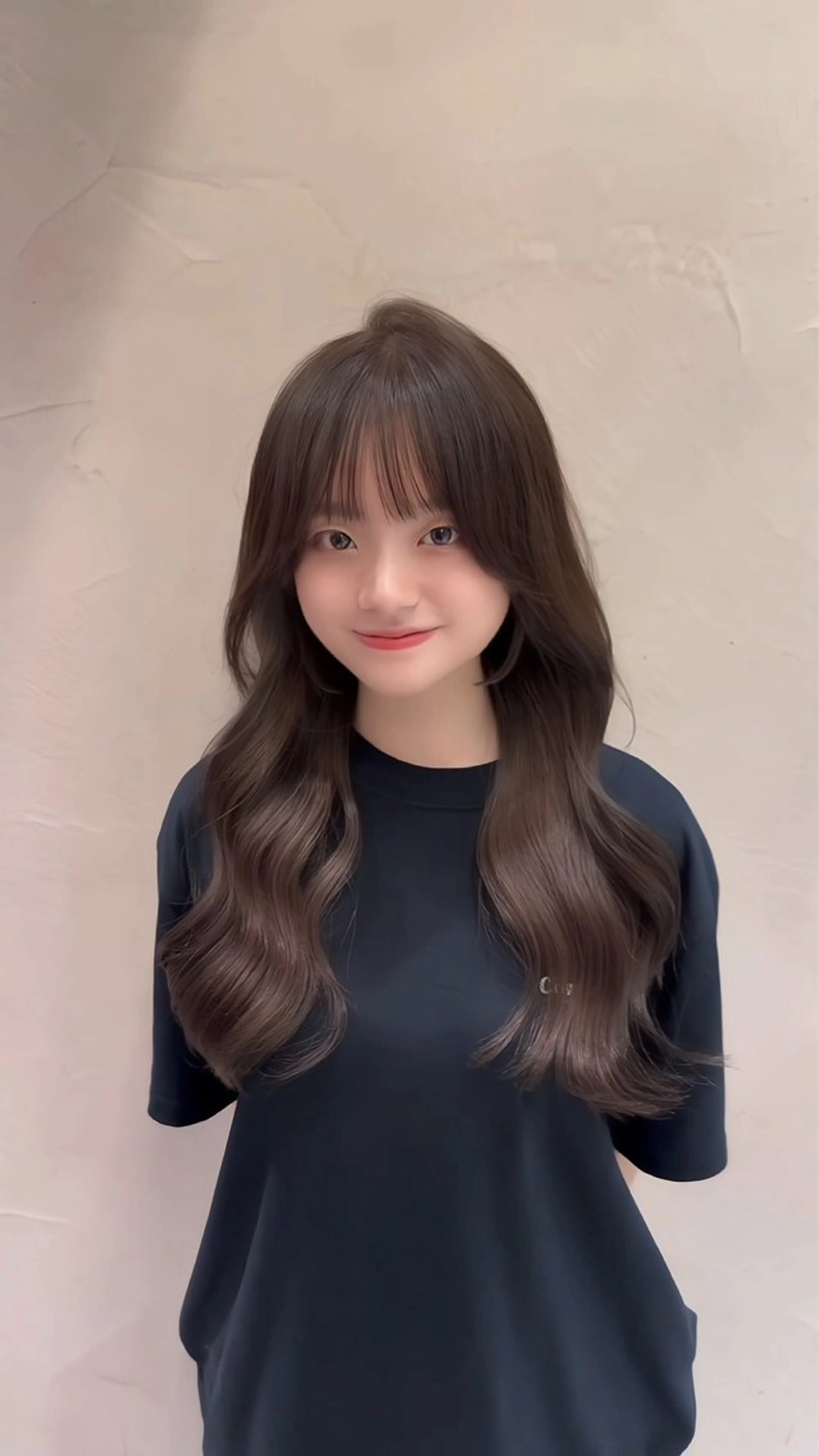 セミロング カット ヘアカラー トリートメント 1HAVANA所属・韓国ヘア/ベージュ カラー/髪質改善/涼のヘアスタイル