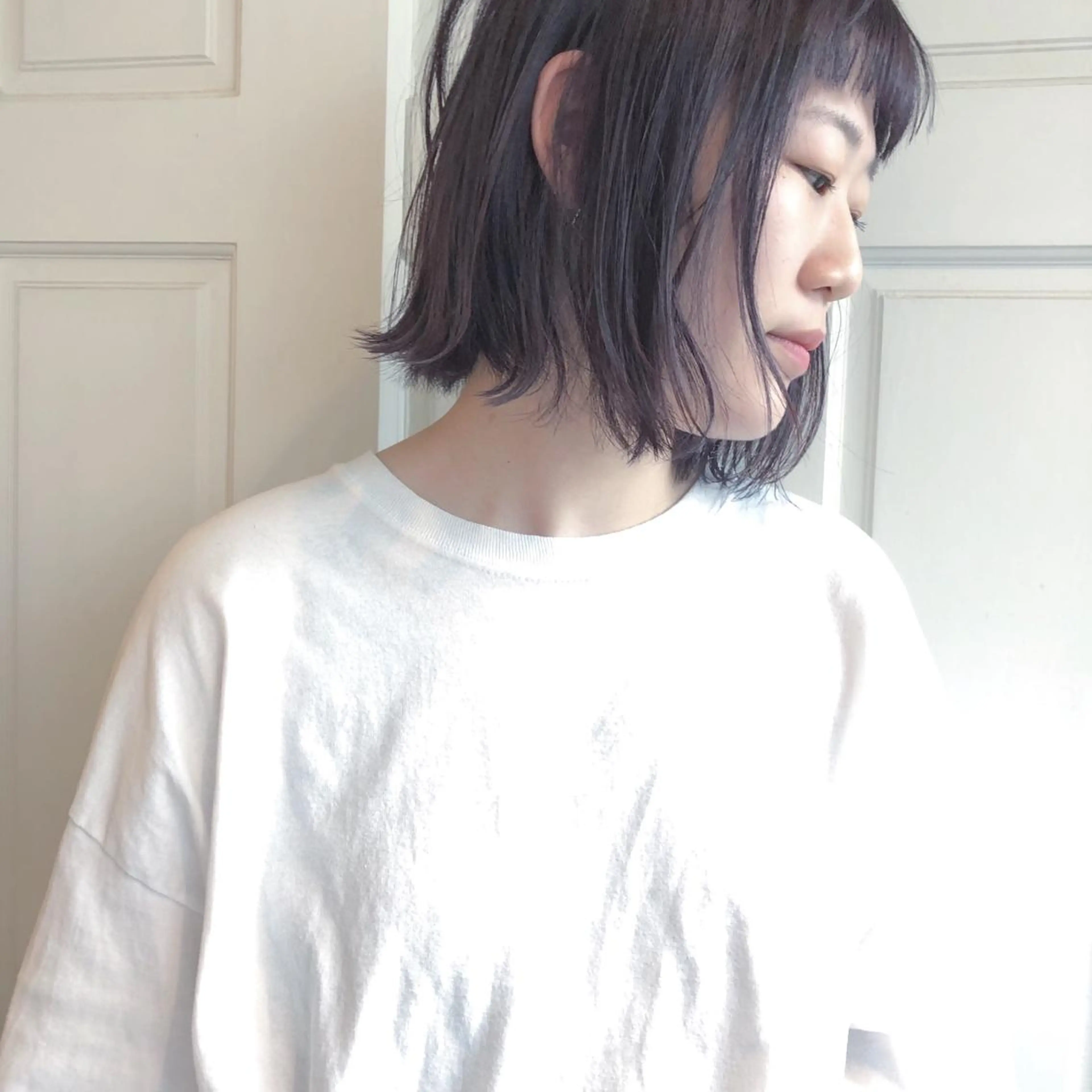 ミディアム カット ヘアカラー トリートメント 🌸ハイトーン 新田　廉 🌸のヘアスタイル
