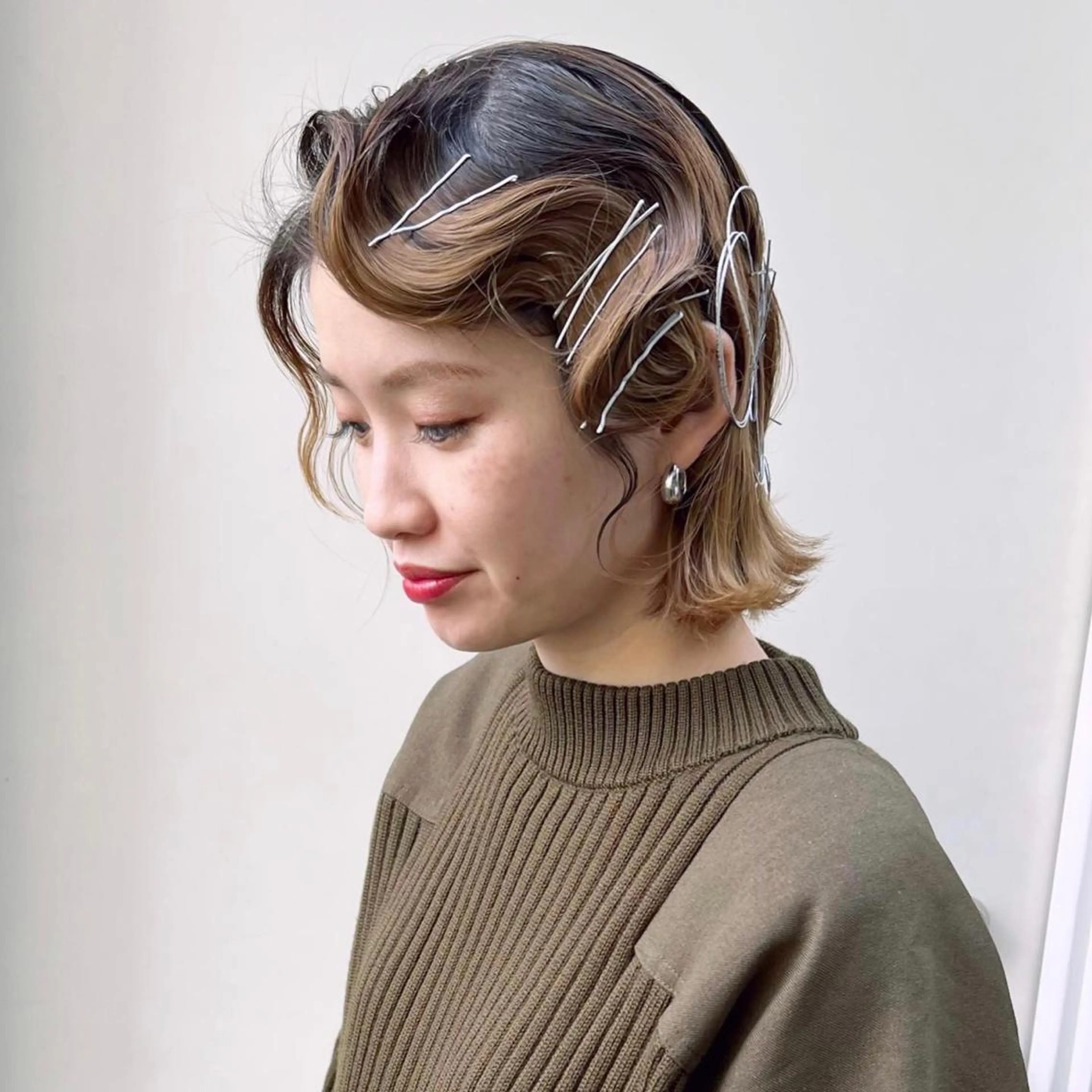 ミディアム ヘアアレンジ 成人式 卒業式のヘアスタイル ヘアセット GrandStory SHIBUYA所属・卒業式お呼ばれ🕊️ ヘアセット✴︎ミキのヘアスタイル