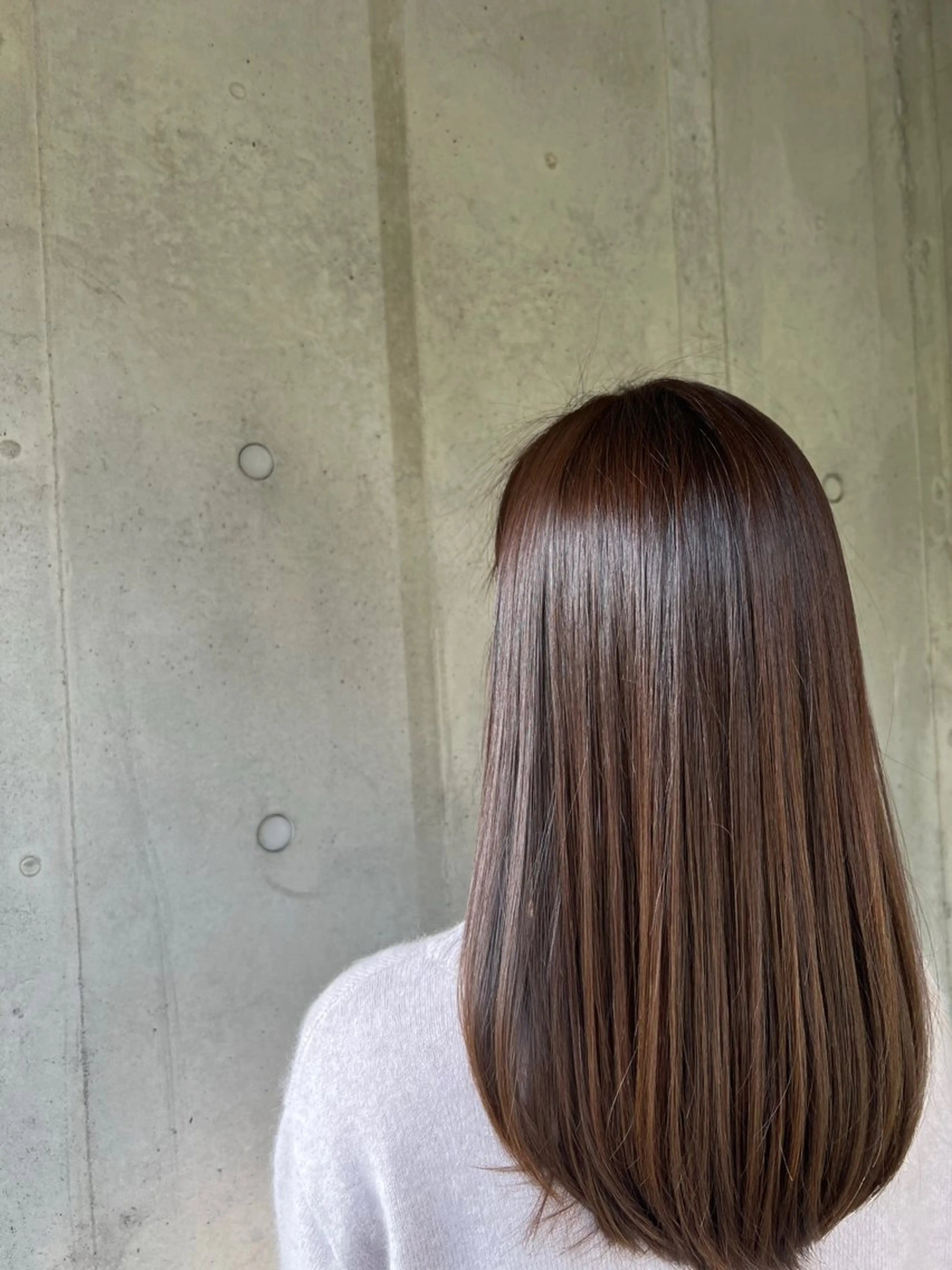 セミロング 髪質改善 hairmake Feluce所属・南砂hairmake Feluce小松のヘアスタイル