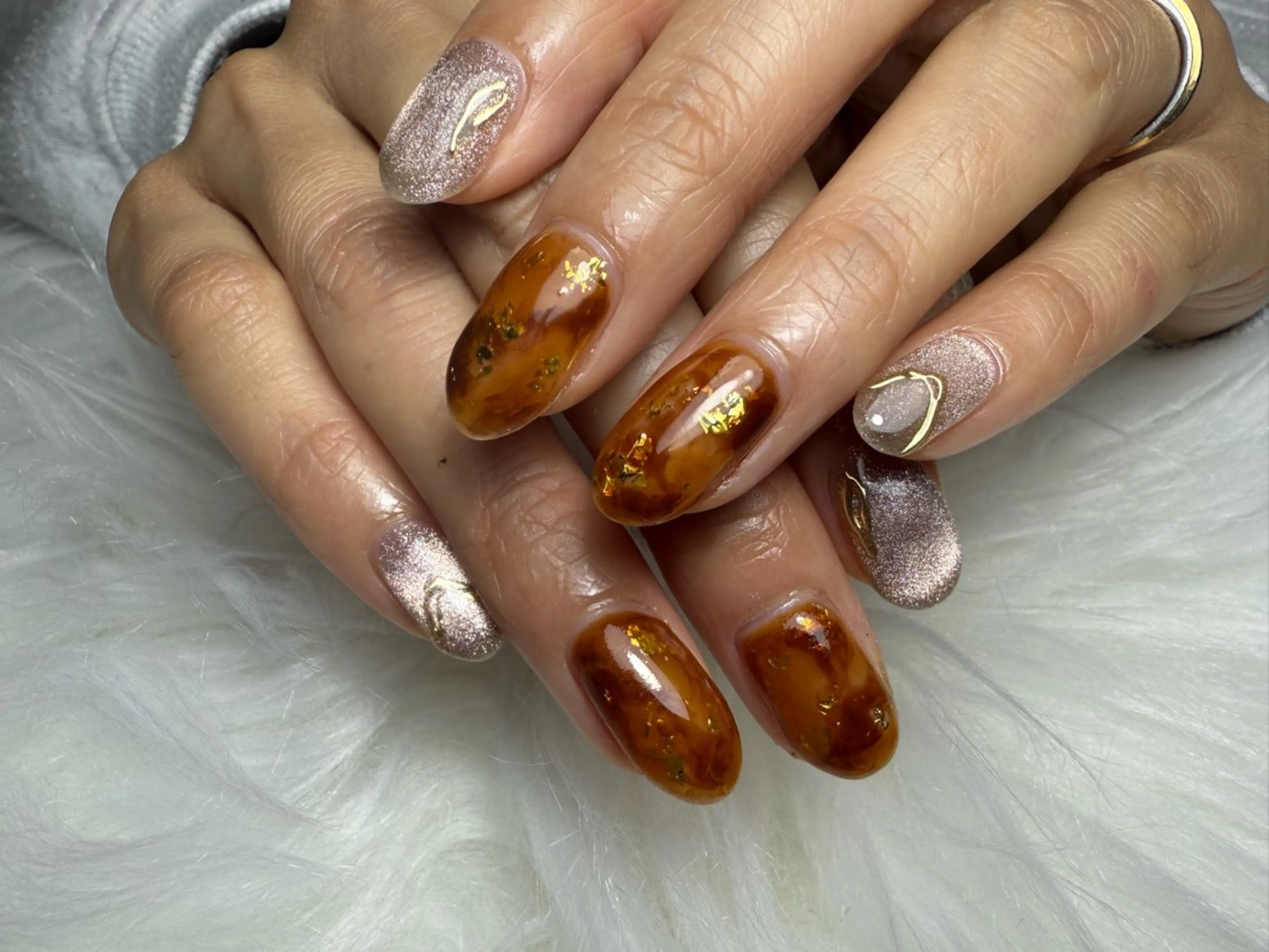 ミディアム ハンドネイル shandy nail所属・shandy nailのネイルデザイン