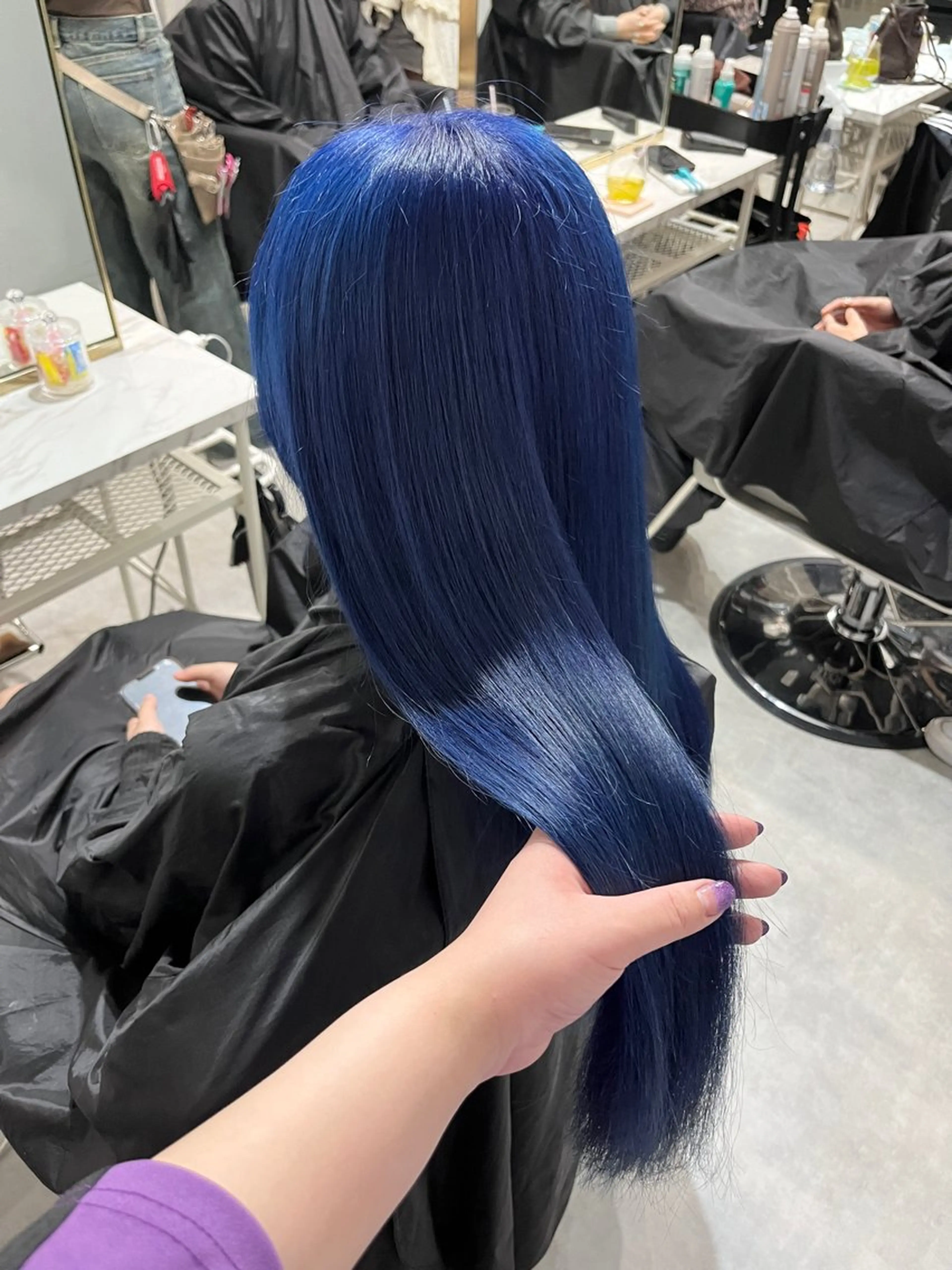 ロング カラー ヘアカラー トリートメント ヘアセット 🎀透明感ブリーチ カラー🎀ミズキのヘアスタイル
