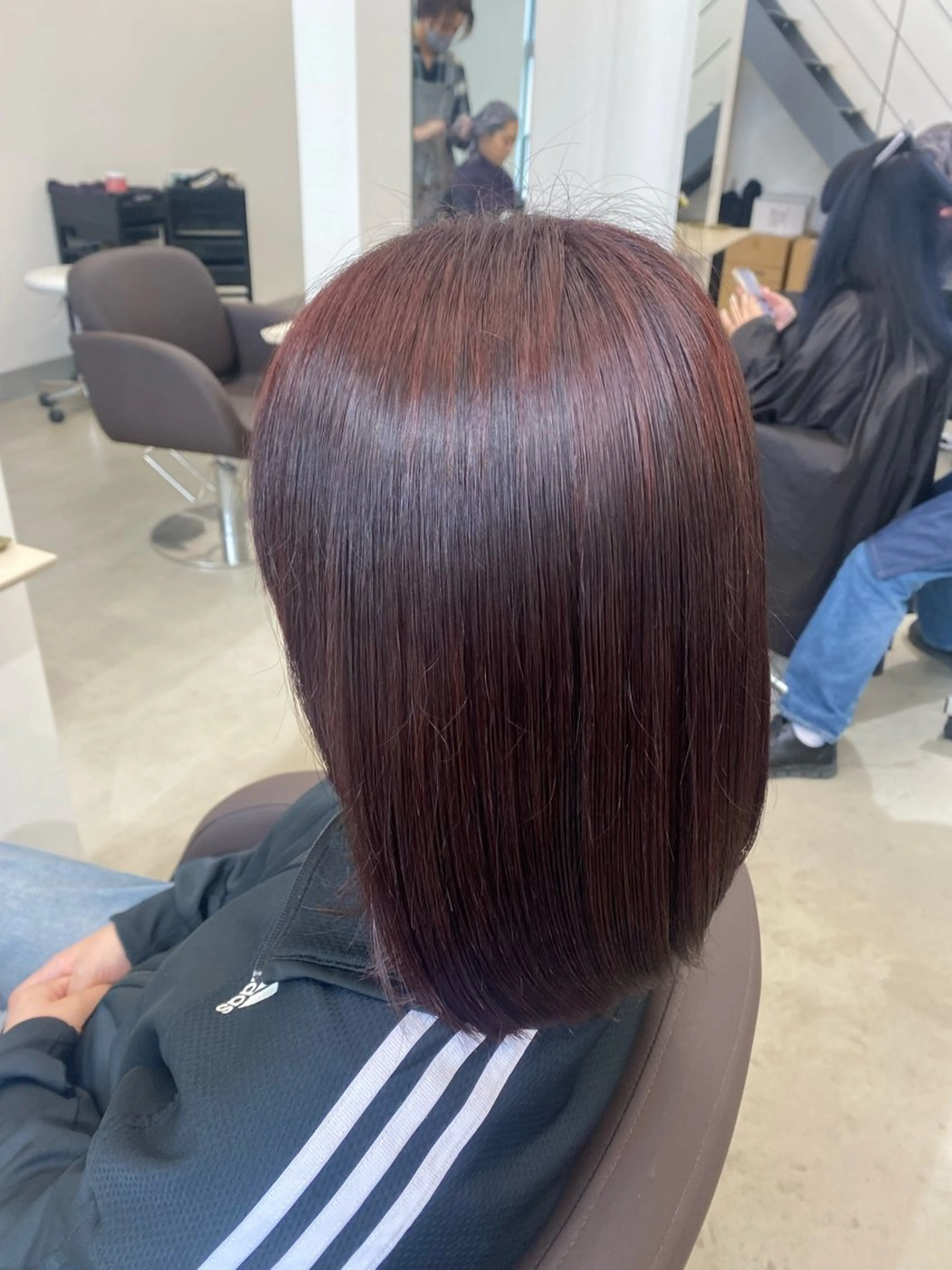 ミディアム ヘアカラー 矢野 心瑛来のヘアスタイル