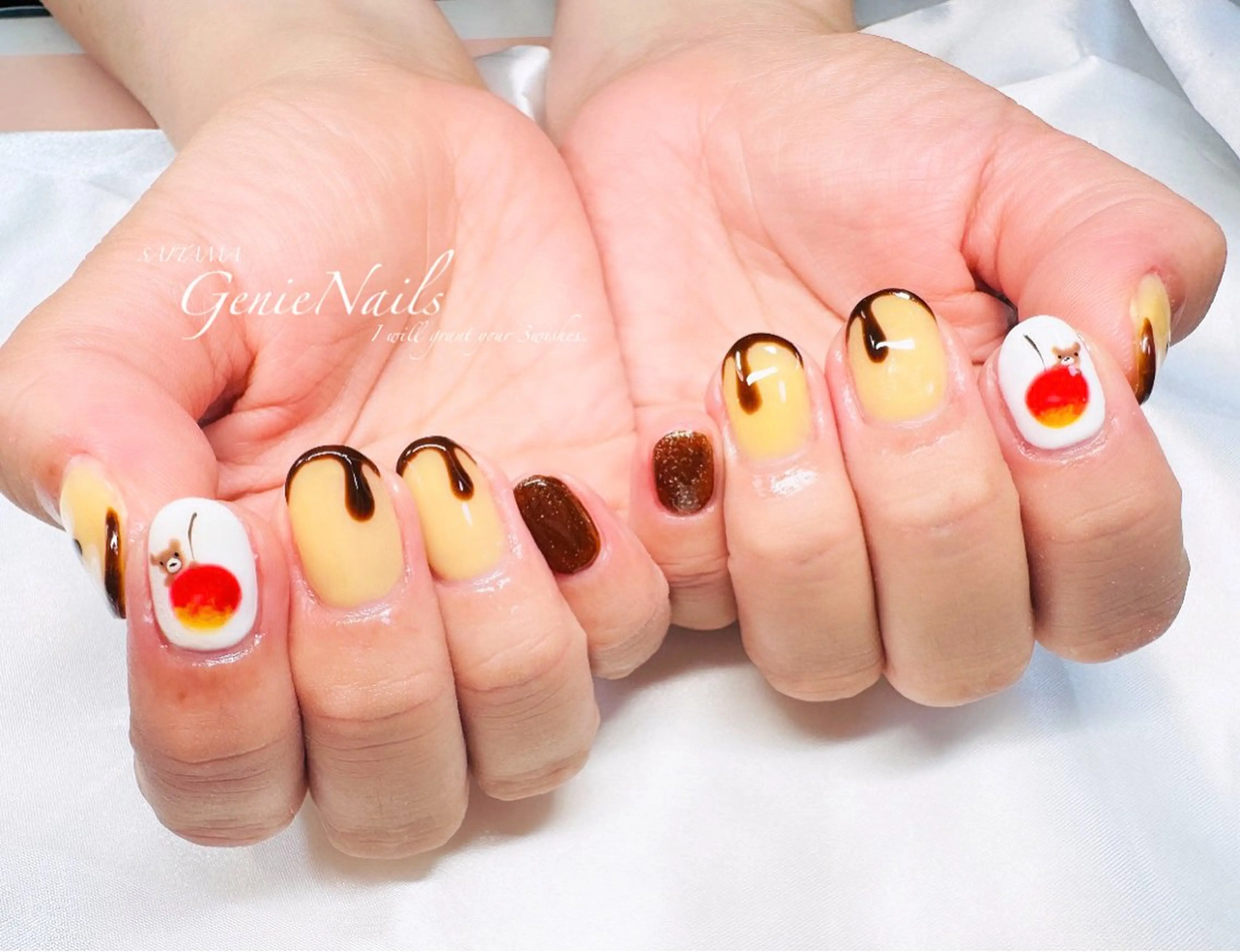 メンズ ネイル アートネイル フットネイル 持ち込み Genie Nailsのネイルデザイン