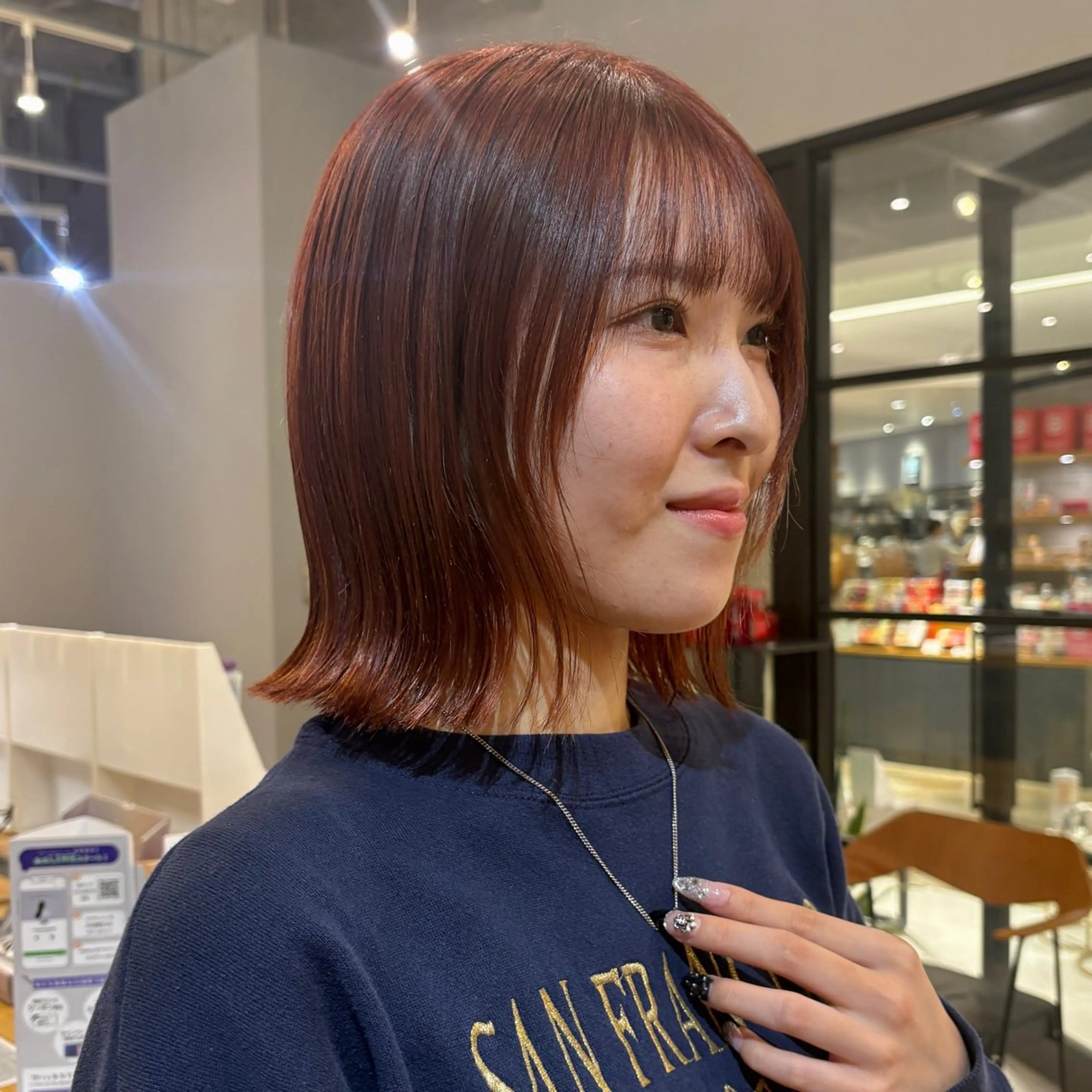 ショート 暖色/ボブ/吉岡美音 GIEN NU茶屋町のヘアスタイル