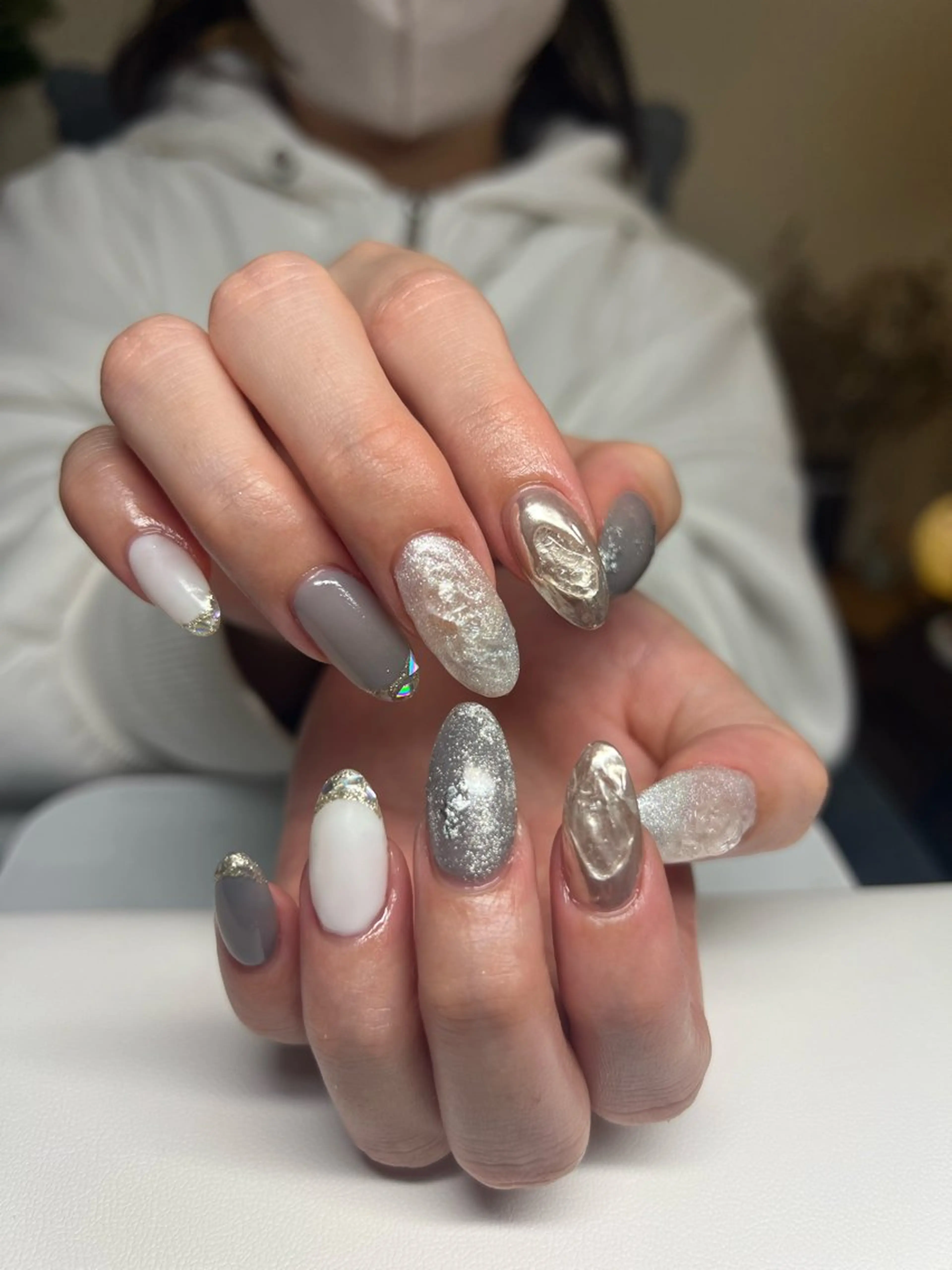 ネイル ニュアンスネイル Belulu所属・安齋 都のネイルデザイン