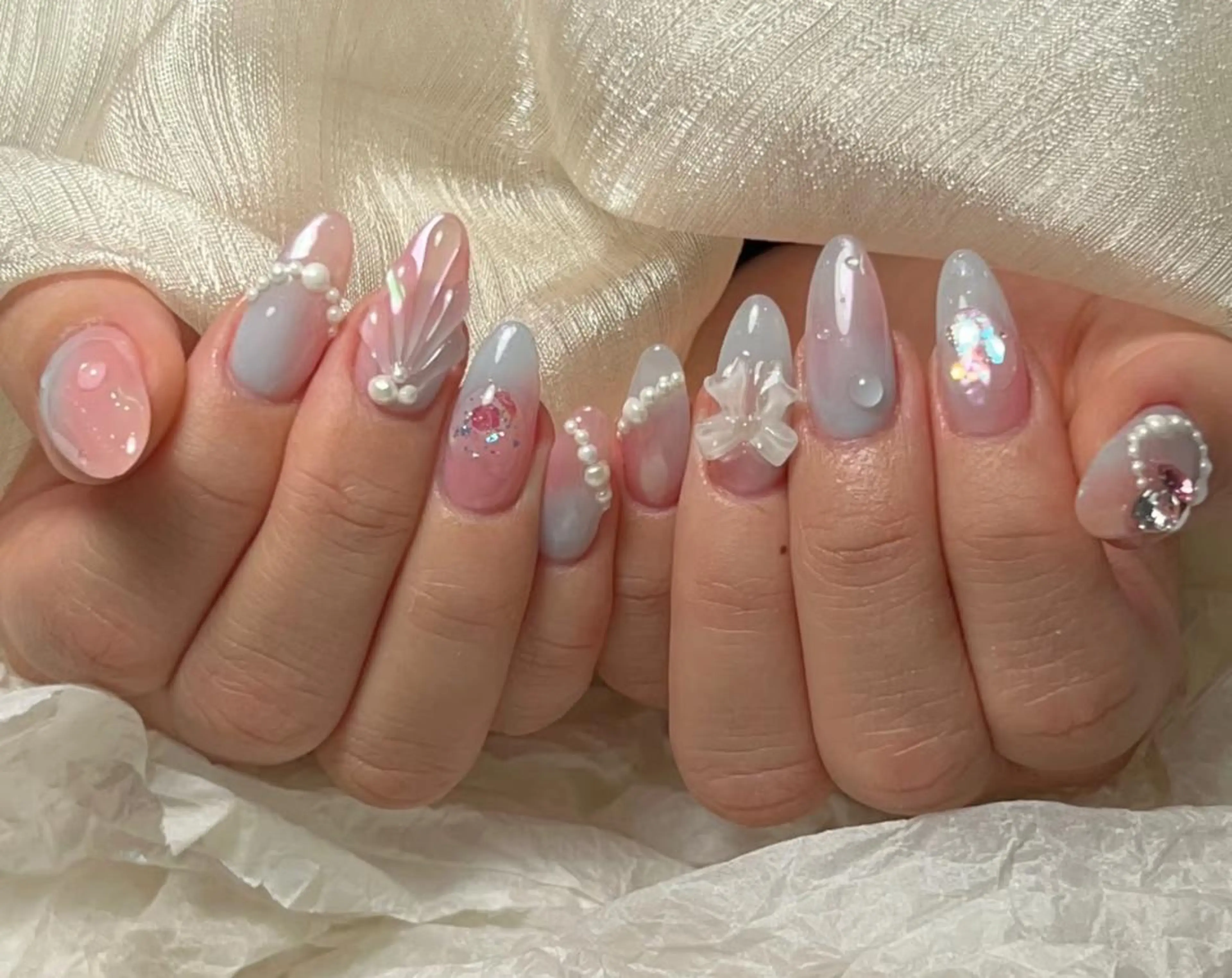 ネイル ハンドネイル By moonネイル 🌷ワンホン/韓国風のネイルデザイン