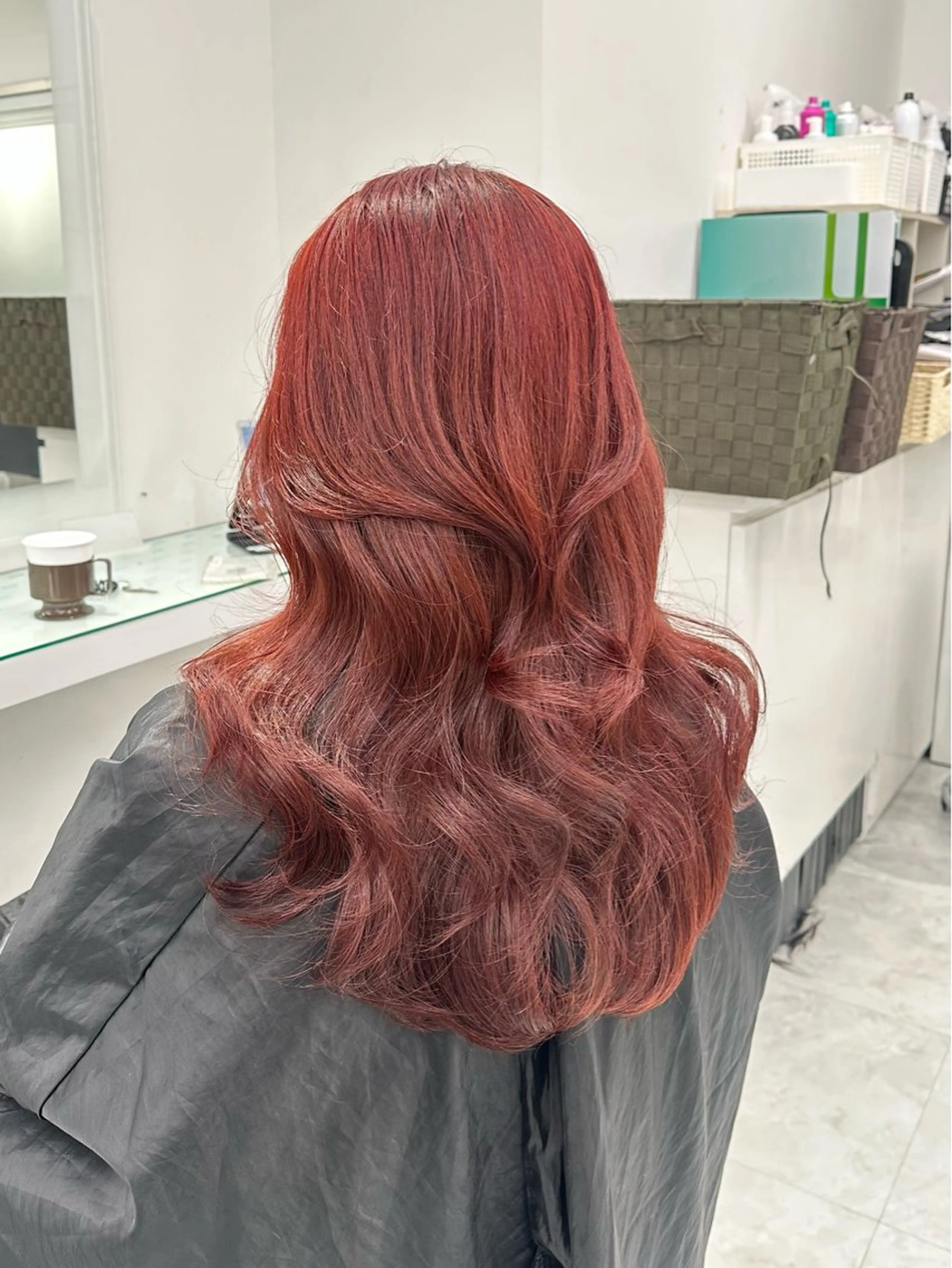 ロング カラー ヘアカラー トレンド暖色ヘア♥️ miu♥️のヘアスタイル