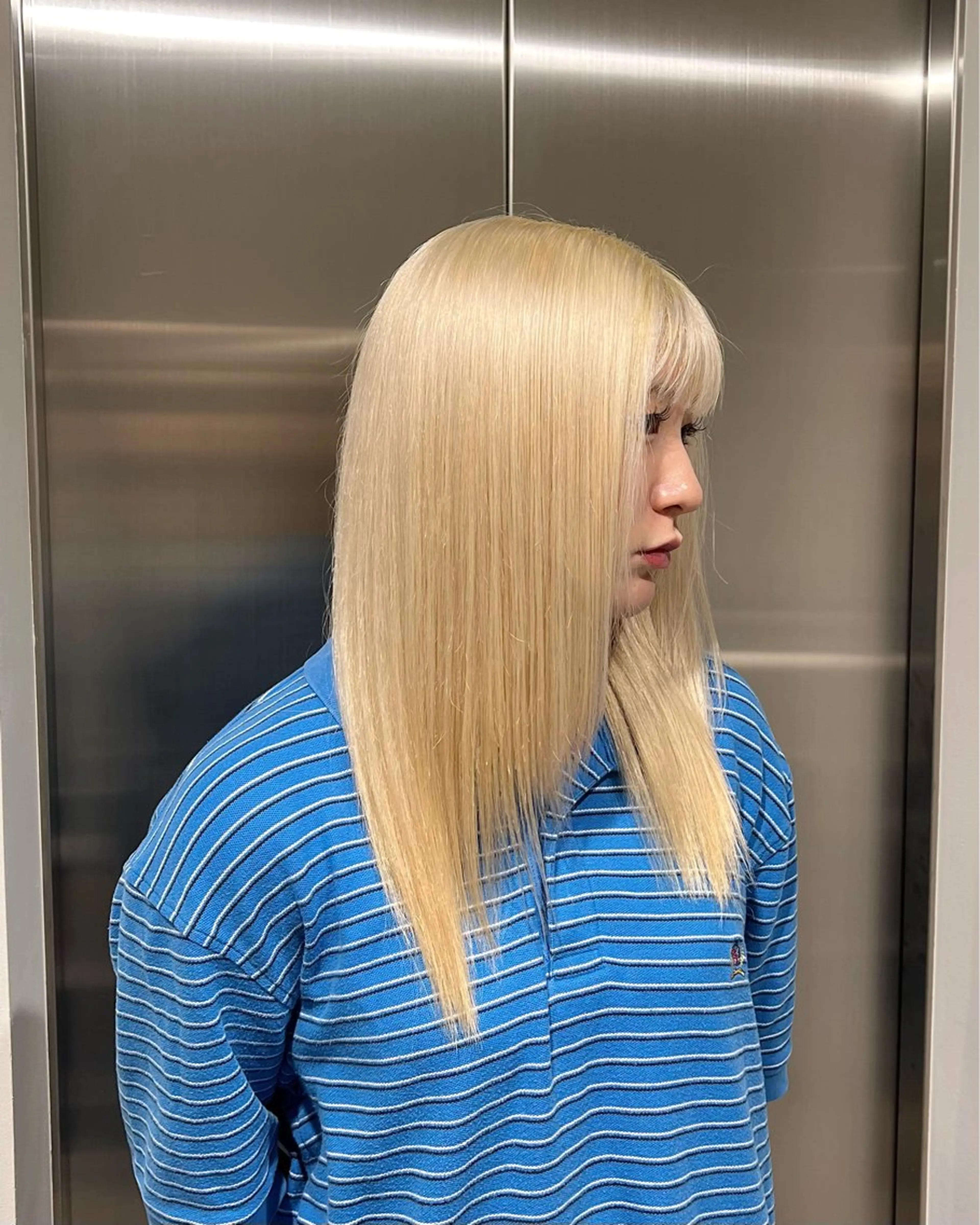 ロング カラー カット ヘアカラー トリートメント ブリーチなし 透明感🔅KANTAのヘアスタイル