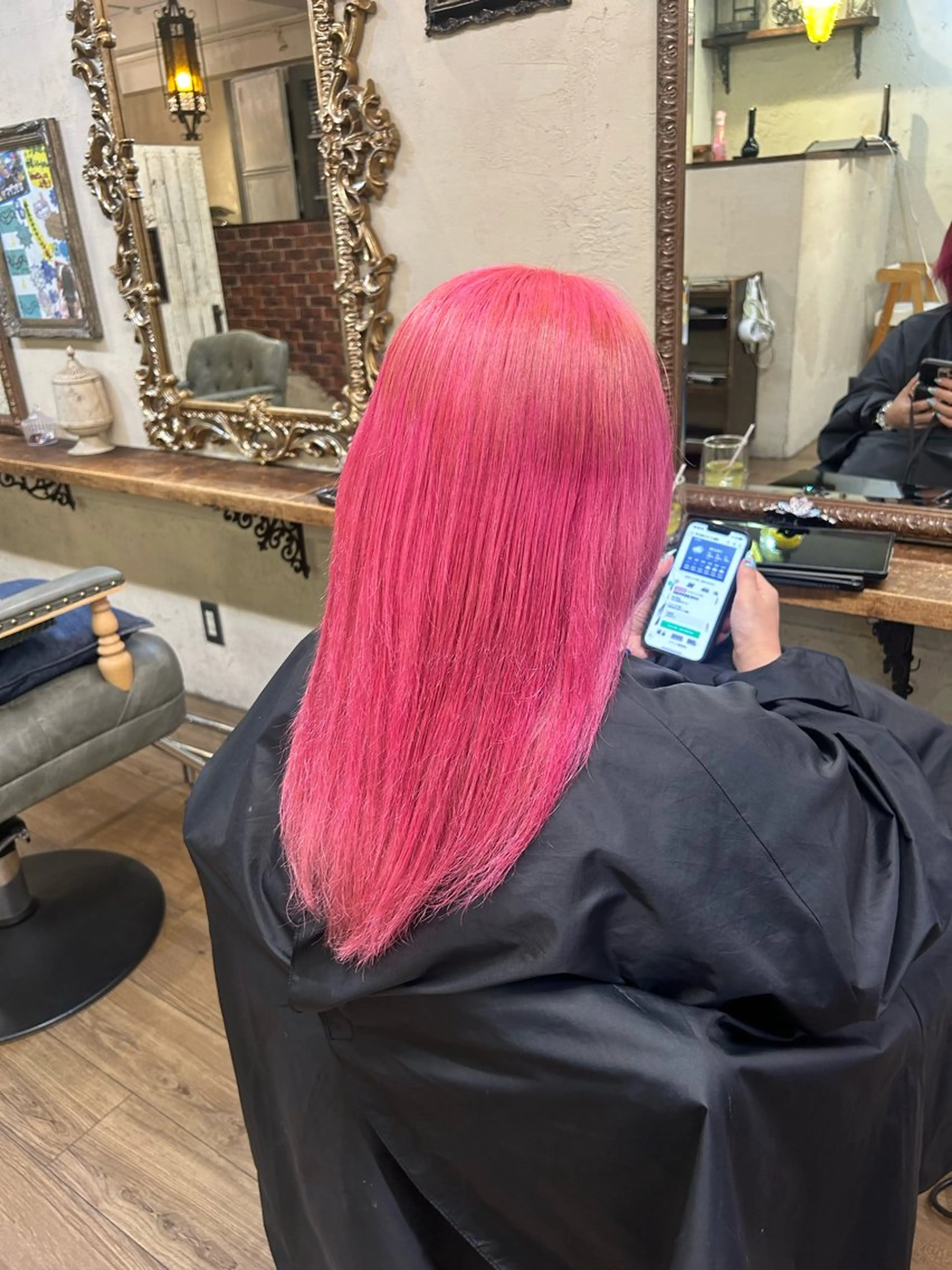 ロング ヘアカラー トリートメント 馬場 瑞穂のヘアスタイル