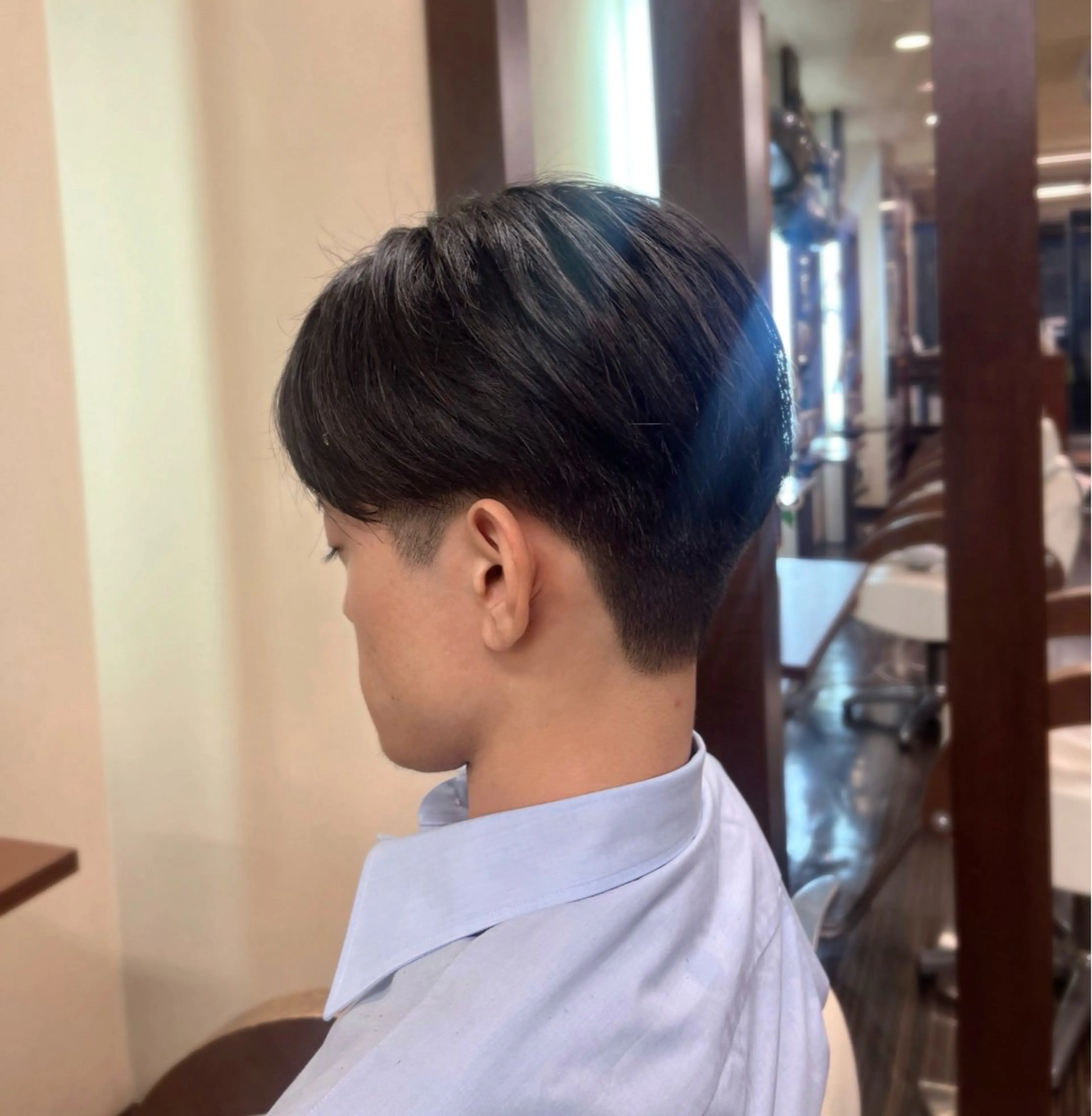 メンズ 森 ハリス誠一のヘアスタイル