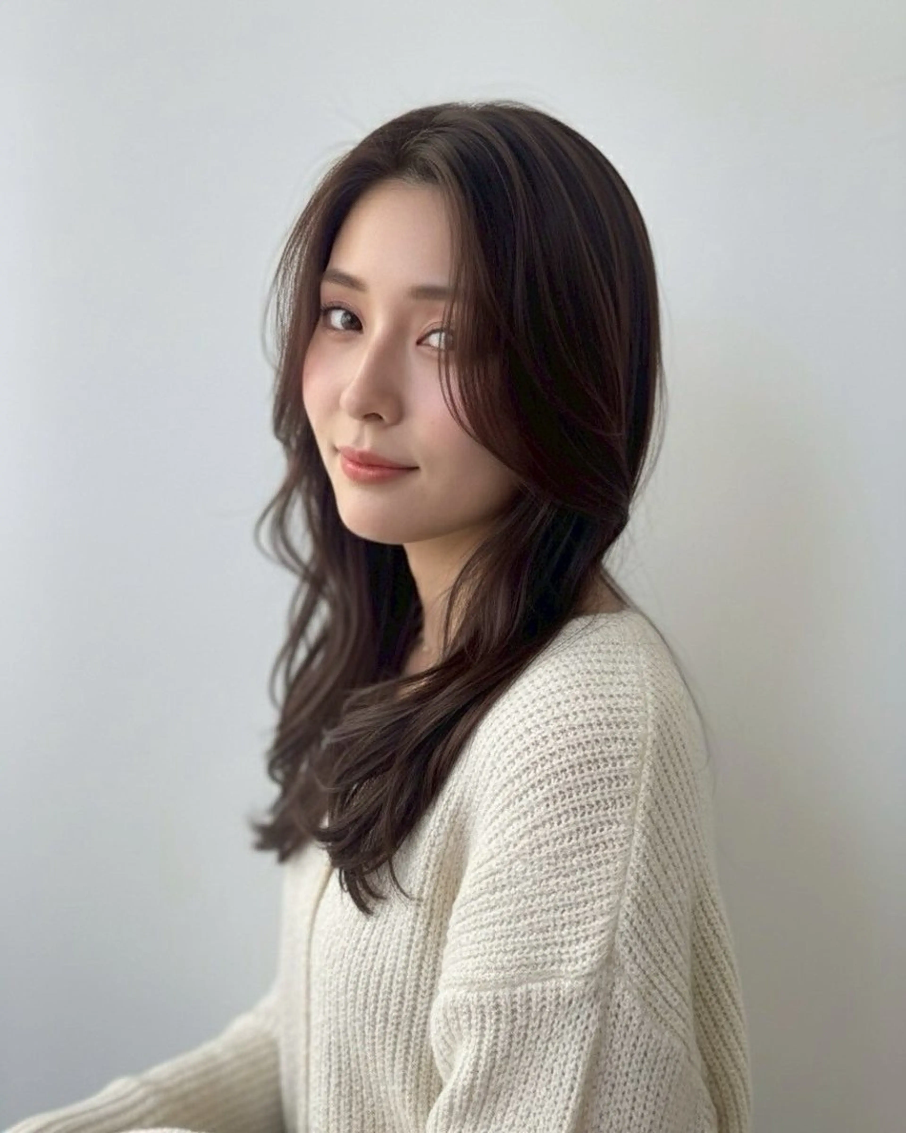 セミロング カラー ヘアアレンジ ベージュカラー ブリーチ グレージュ ブリーチなしカラー オリーブベージュ カット ヘアカラー トリートメント 【代表】 たき〜のヘアスタイル