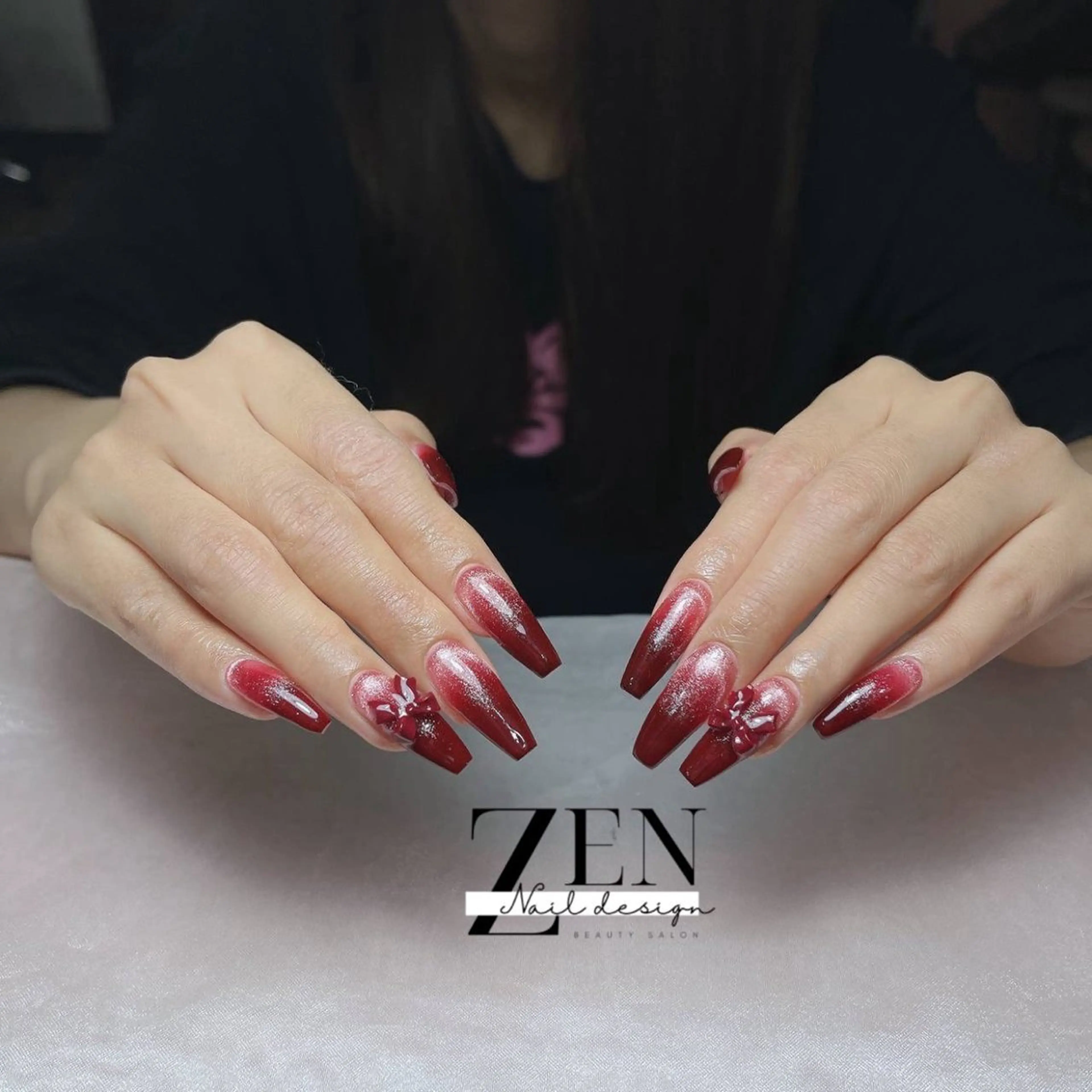 【チップ長さだし】チップ長さ出し+アートやり放題+パーツ2個120分¥9600の写真