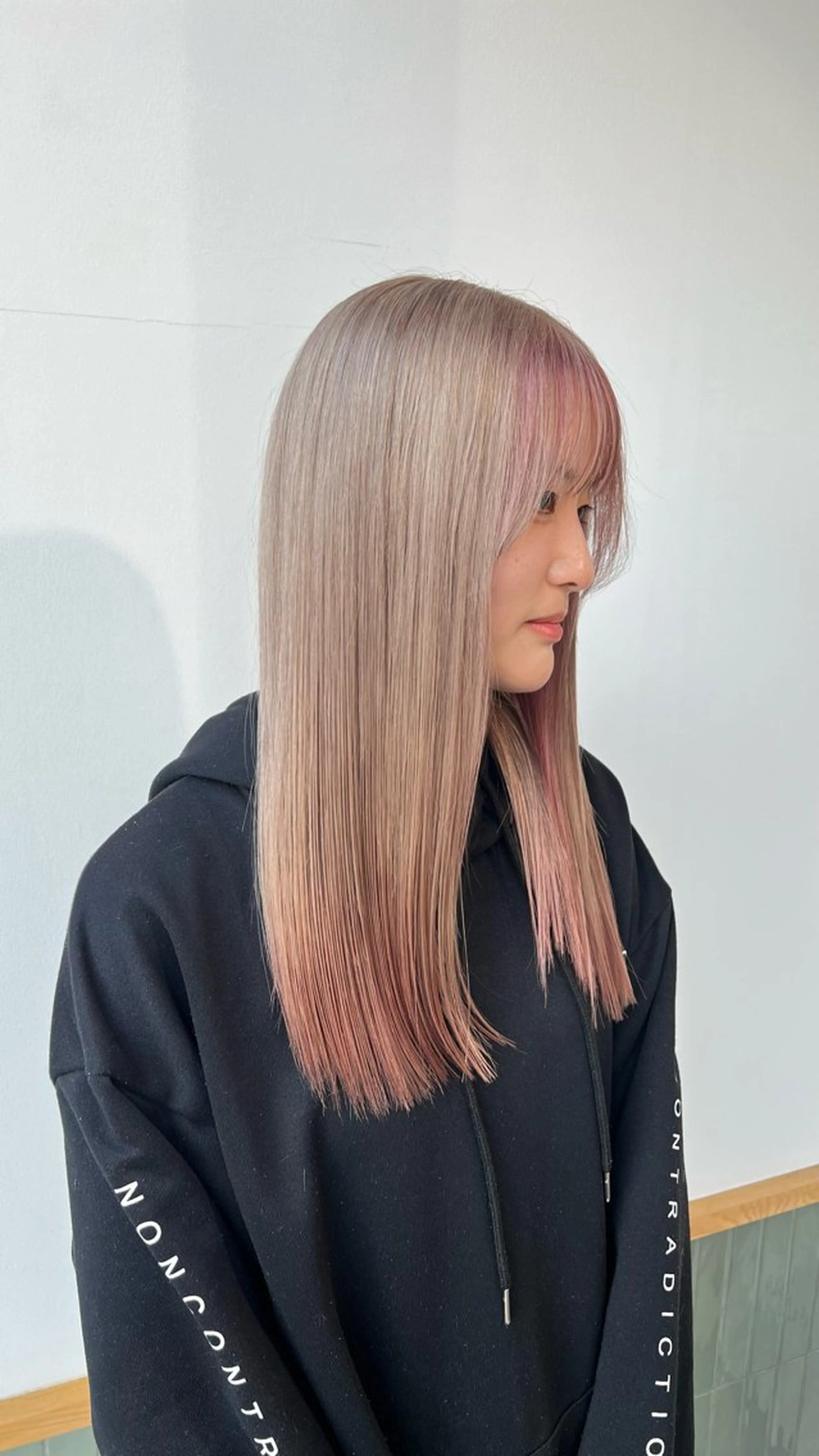 ロング カラー カット ヘアカラー トリートメント ブリーチなし 透明感🔅KANTAのヘアスタイル