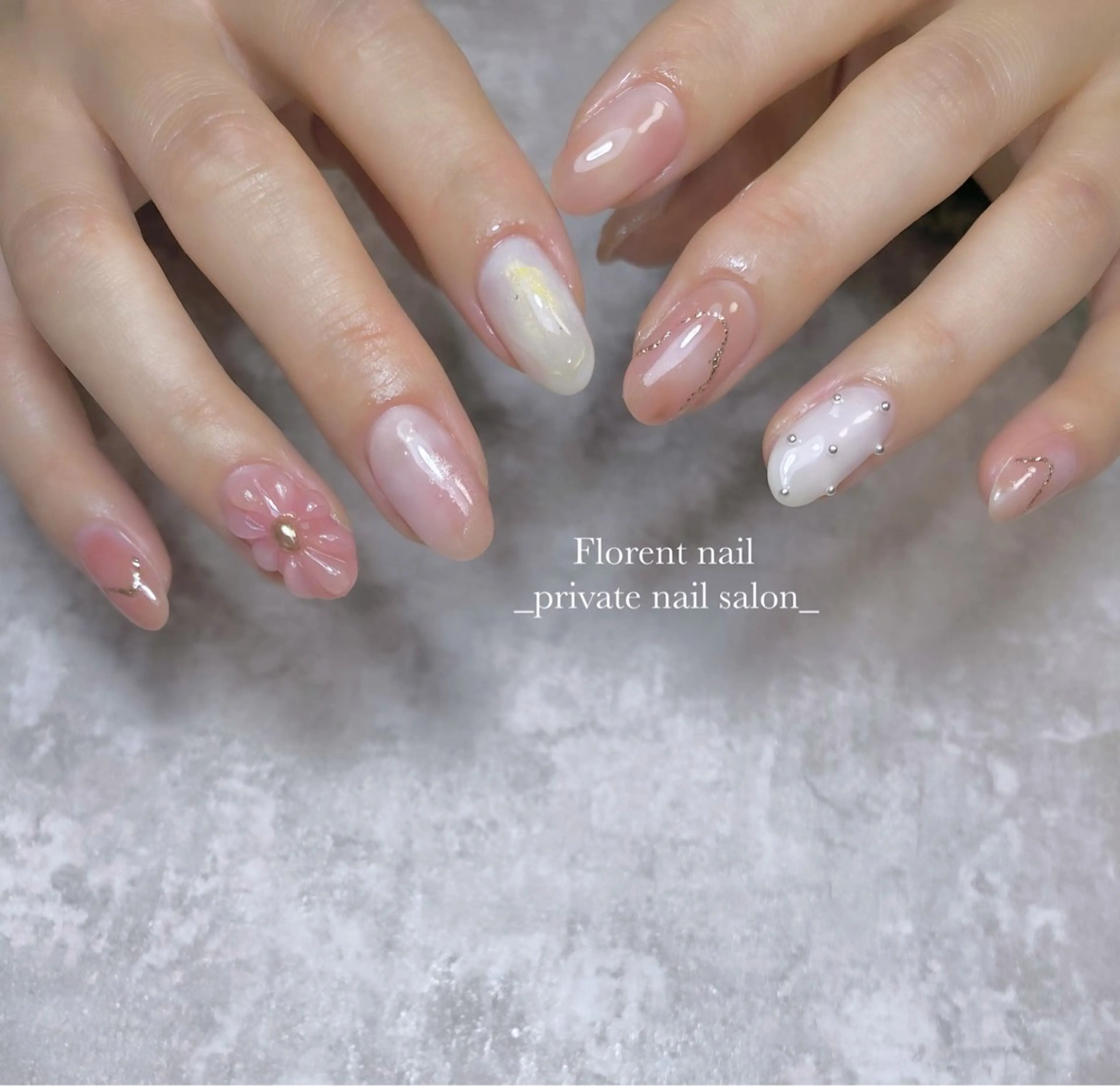 ネイル ハンドネイル florent nailのネイルデザイン