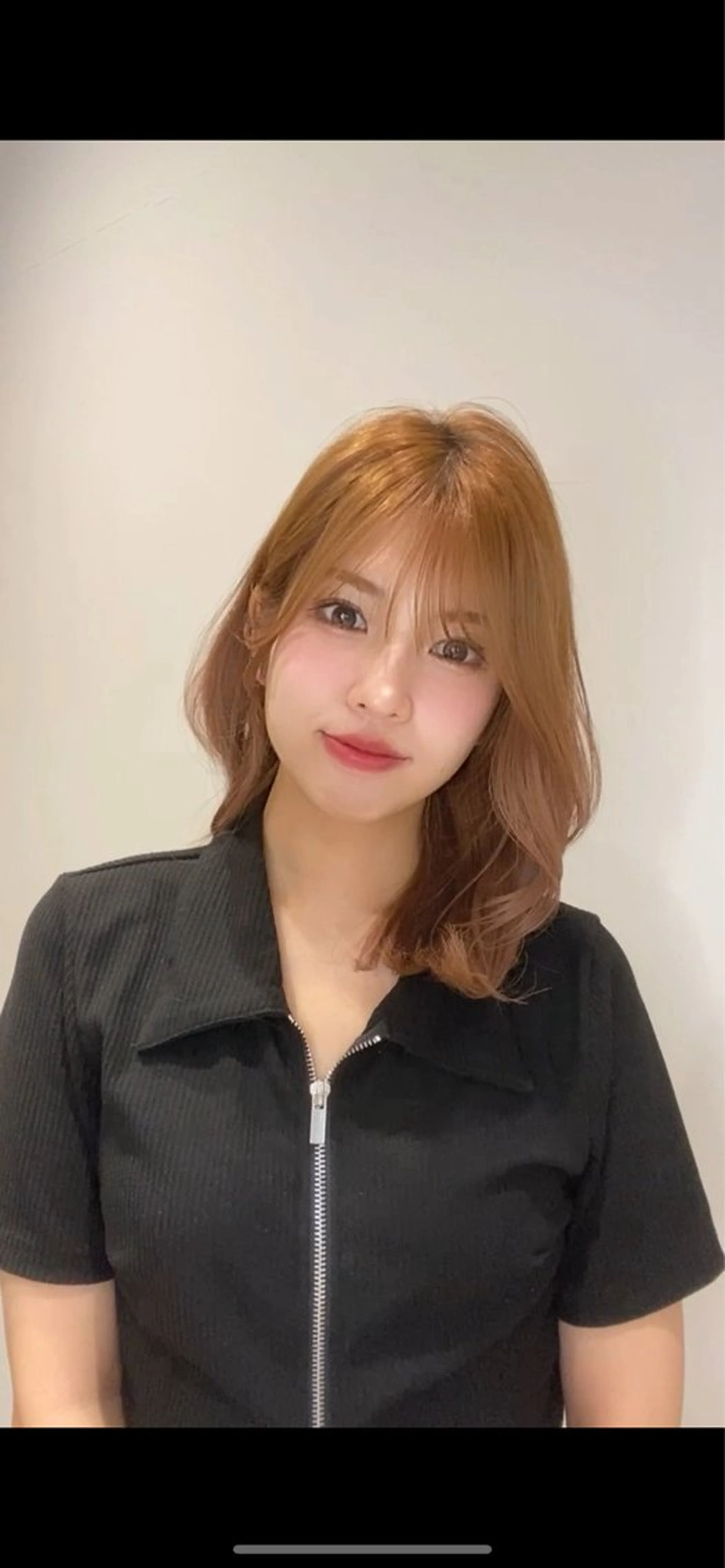 ミディアム カラー パーマ ヘアアレンジ カット 小野寺瑞希 /最小顔カットのヘアスタイル