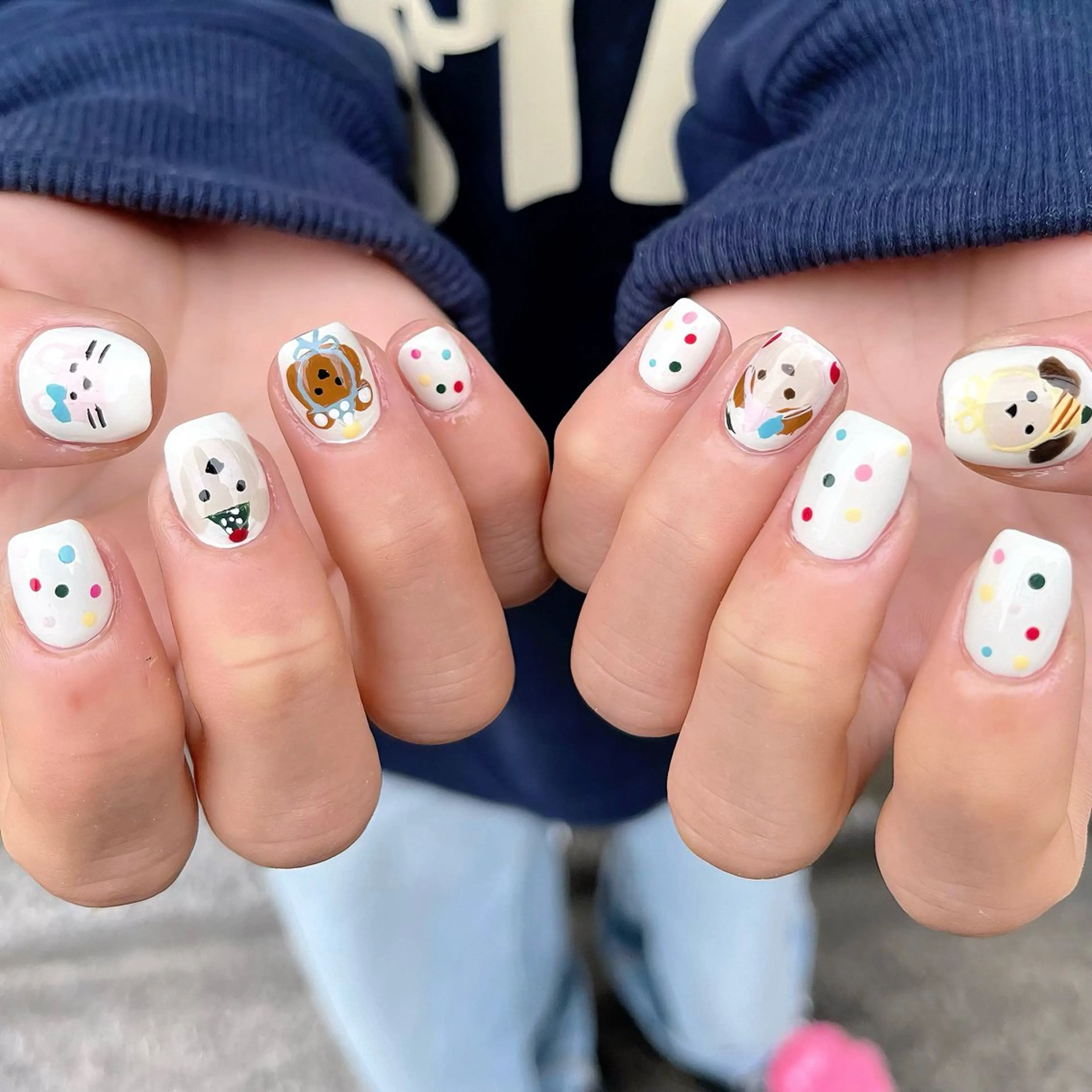ネイル フレンチネイル 韓国ネイル マグネットネイル オフィスネイル 春ネイル ハンドネイル 🫧OPELIA NAIL渋谷🫧のネイルデザイン