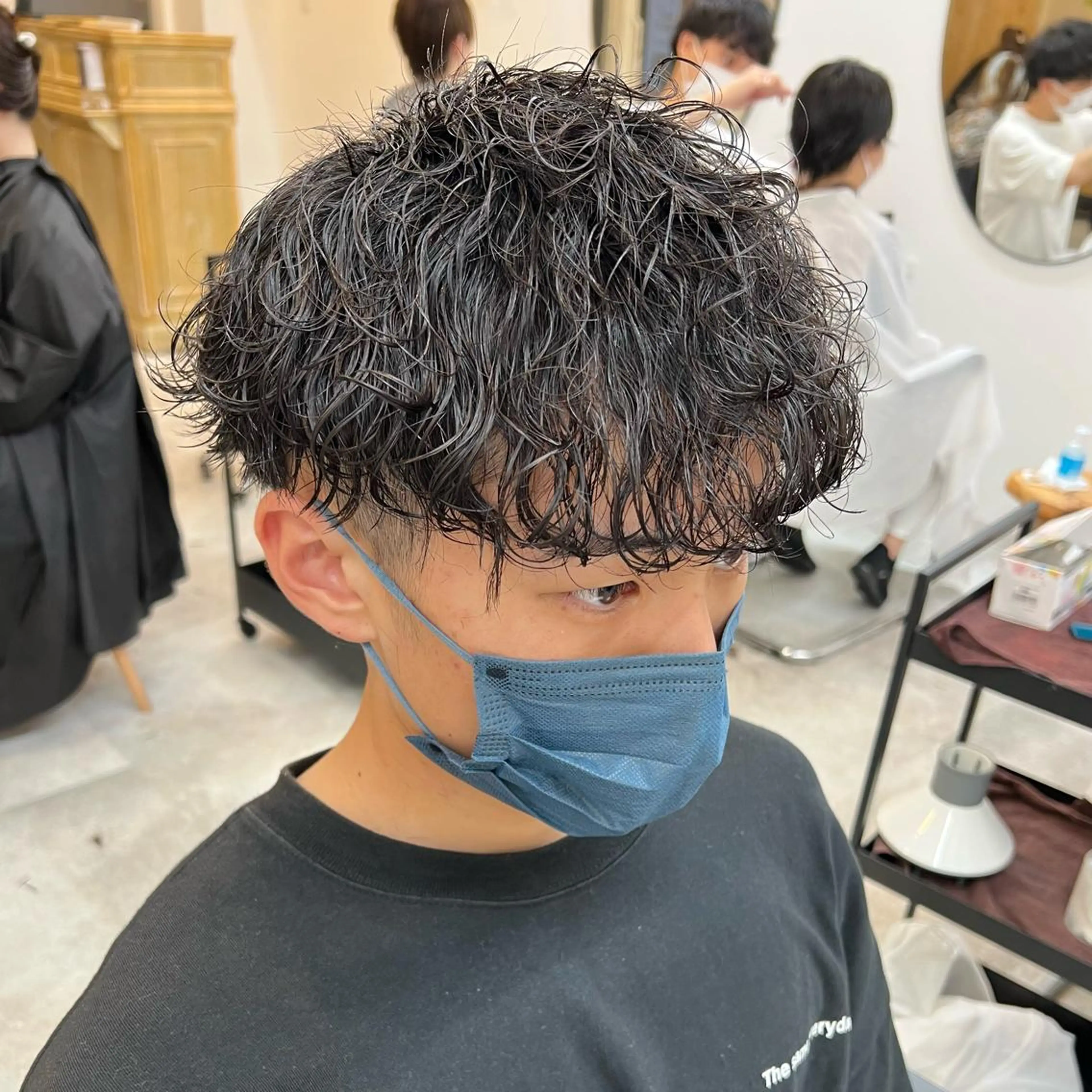 パーマ メンズ 波巻きパーマ カット パーマ 🔥メンズ特化🔥 永瀬椋のヘアスタイル
